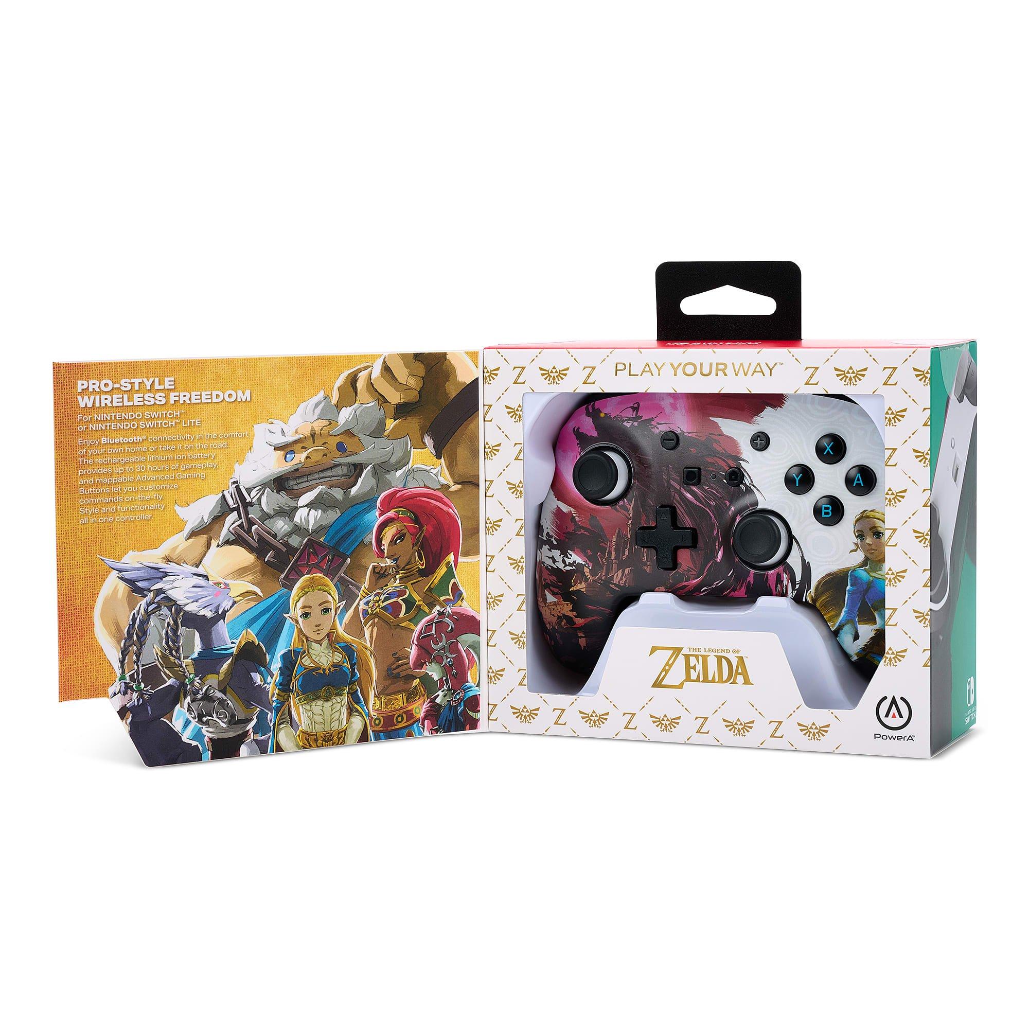 NSW - The Legend of Zelda - Switch Wireless Controller - Blood Moon Zelda - 2