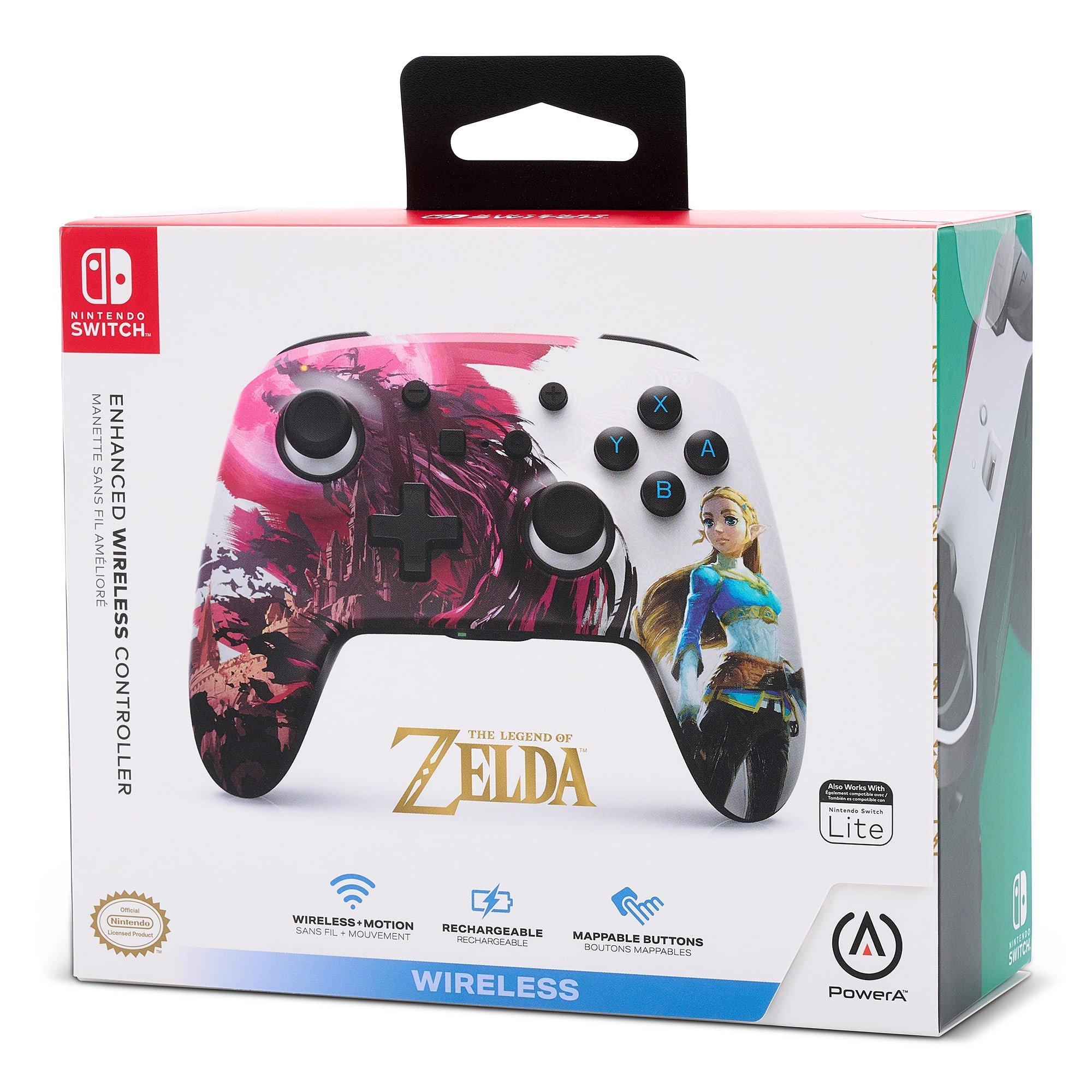 NSW - The Legend of Zelda - Switch Wireless Controller - Blood Moon Zelda - 3