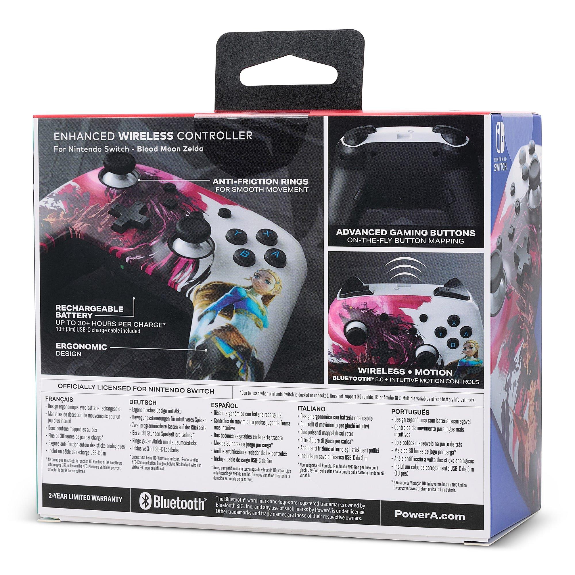 NSW - The Legend of Zelda - Switch Wireless Controller - Blood Moon Zelda - 4