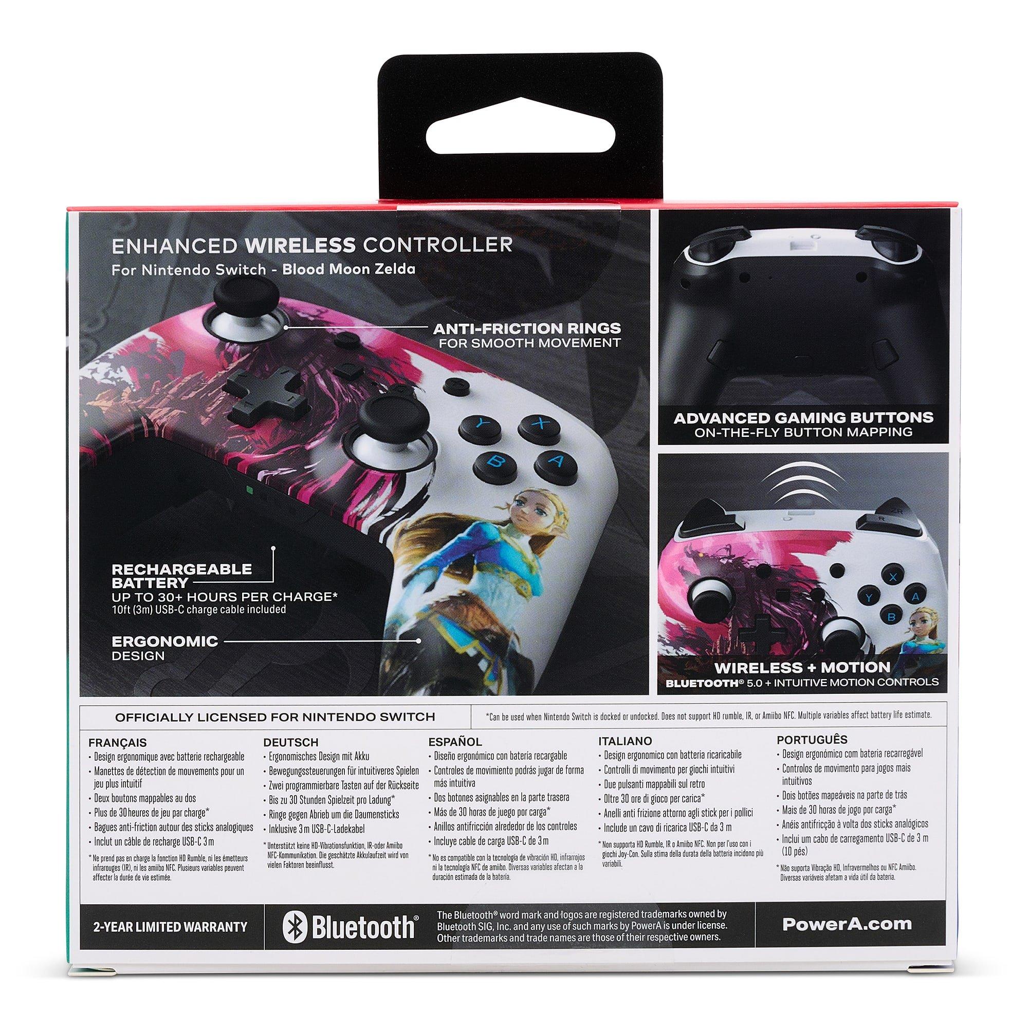 NSW - The Legend of Zelda - Switch Wireless Controller - Blood Moon Zelda - 5