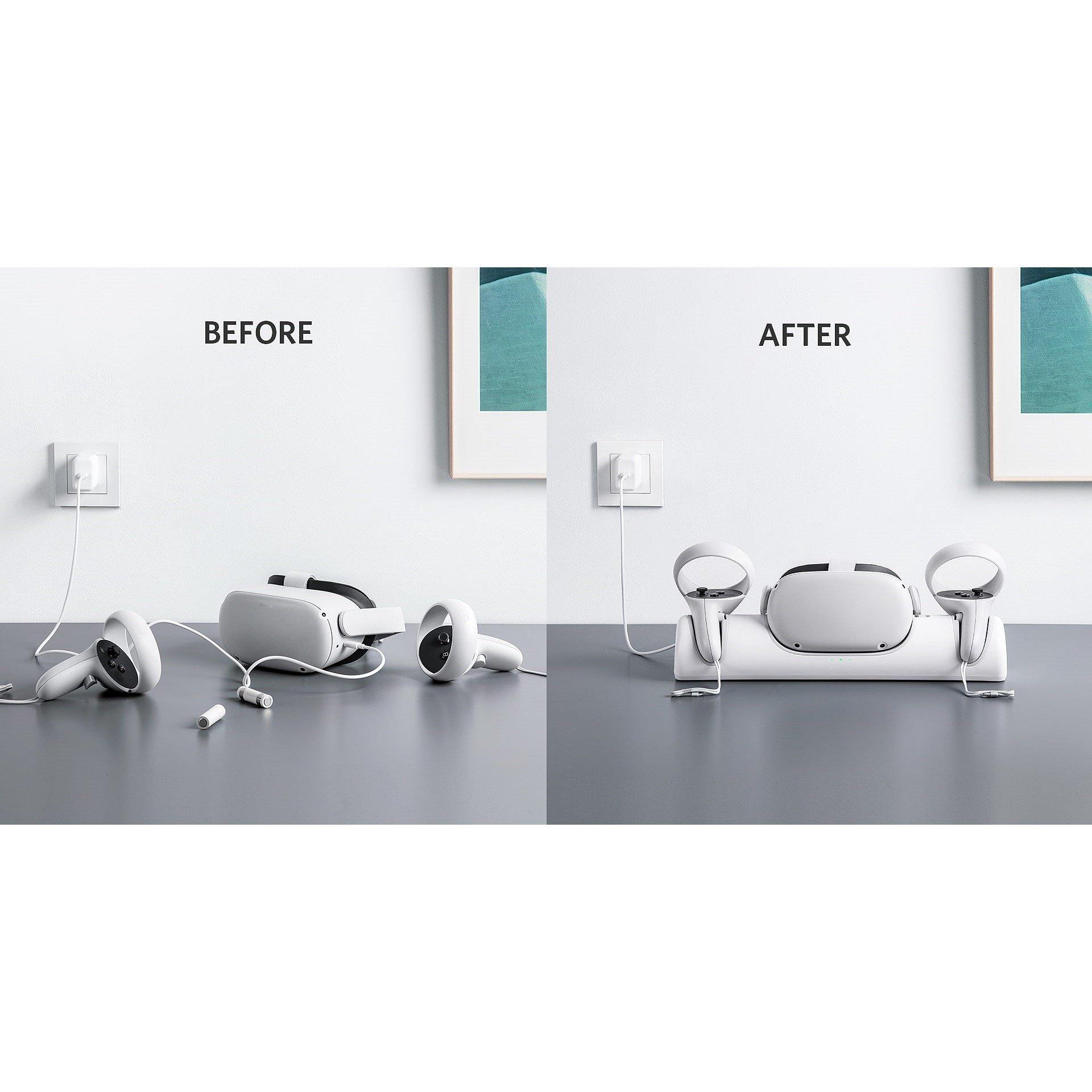 Hvid - Anker - Anker Meta Quest 2 Charging Dock - Meta Certified - 7