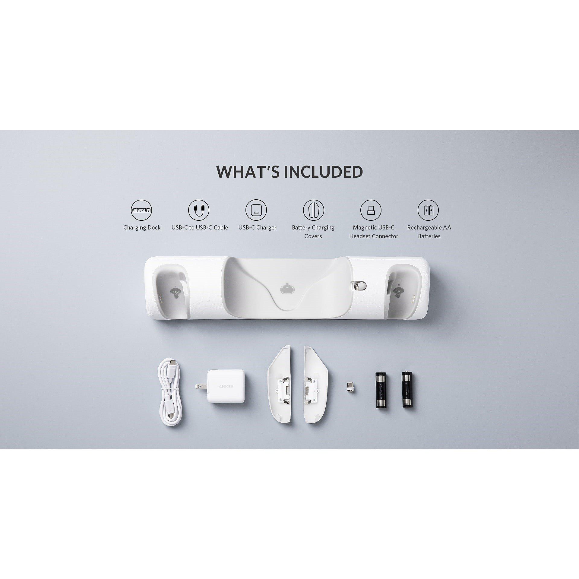 Hvid - Anker - Anker Meta Quest 2 Charging Dock - Meta Certified - 10