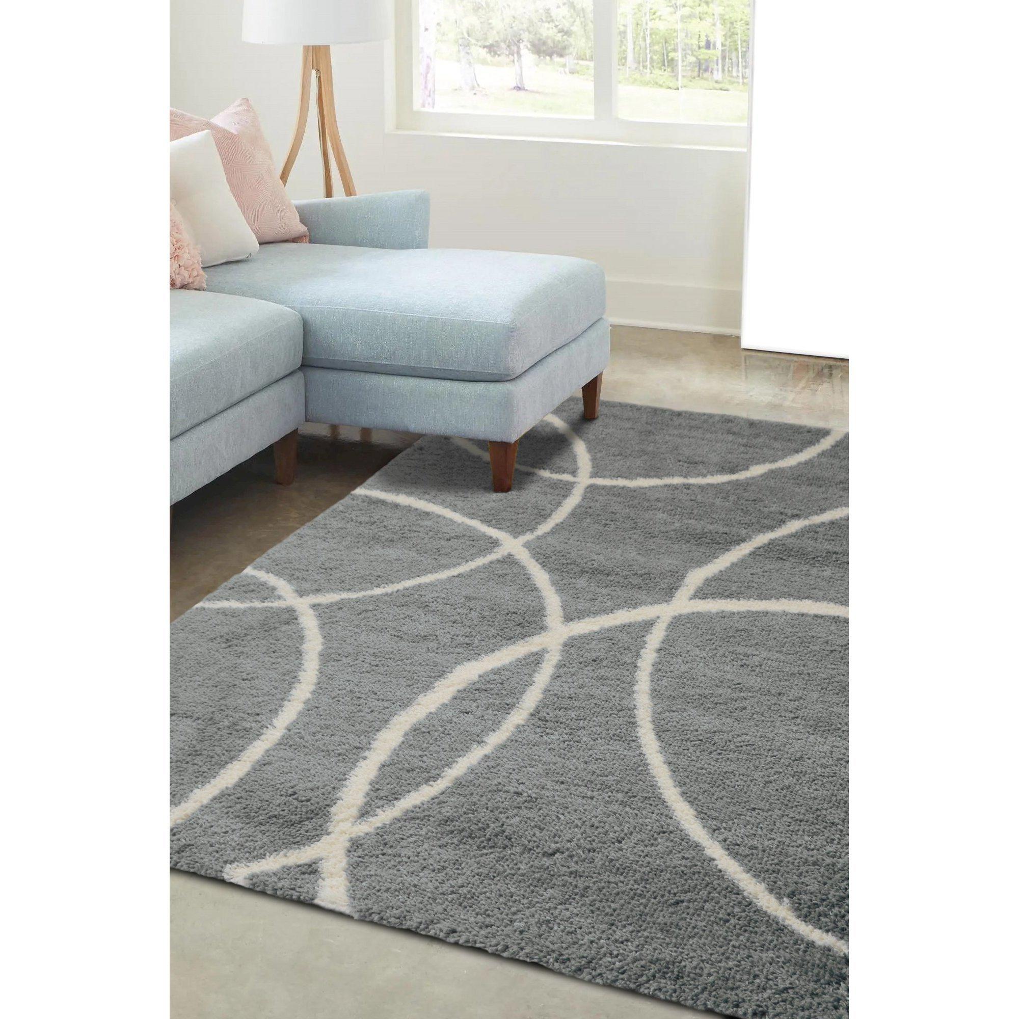 Homemaker Snuggly Bubbles Rug Grey