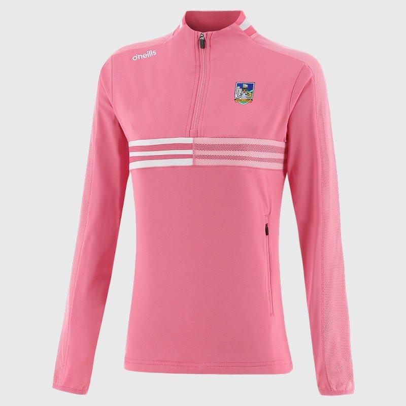 Pink/Pink/White - ONeills - Limerick Nepal Half Zip Top Girls - 1