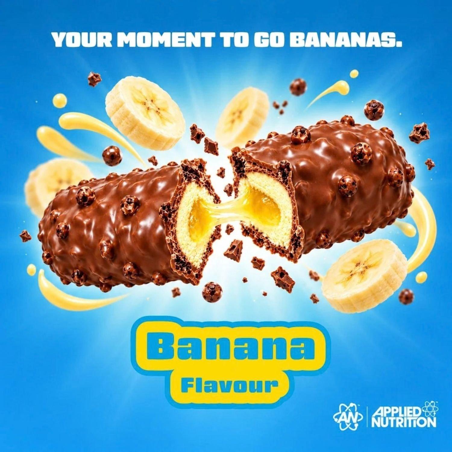 Banana - Applied Nutrition - Applied Nutrition: Moment Protein Bar (55g x 12) - 2