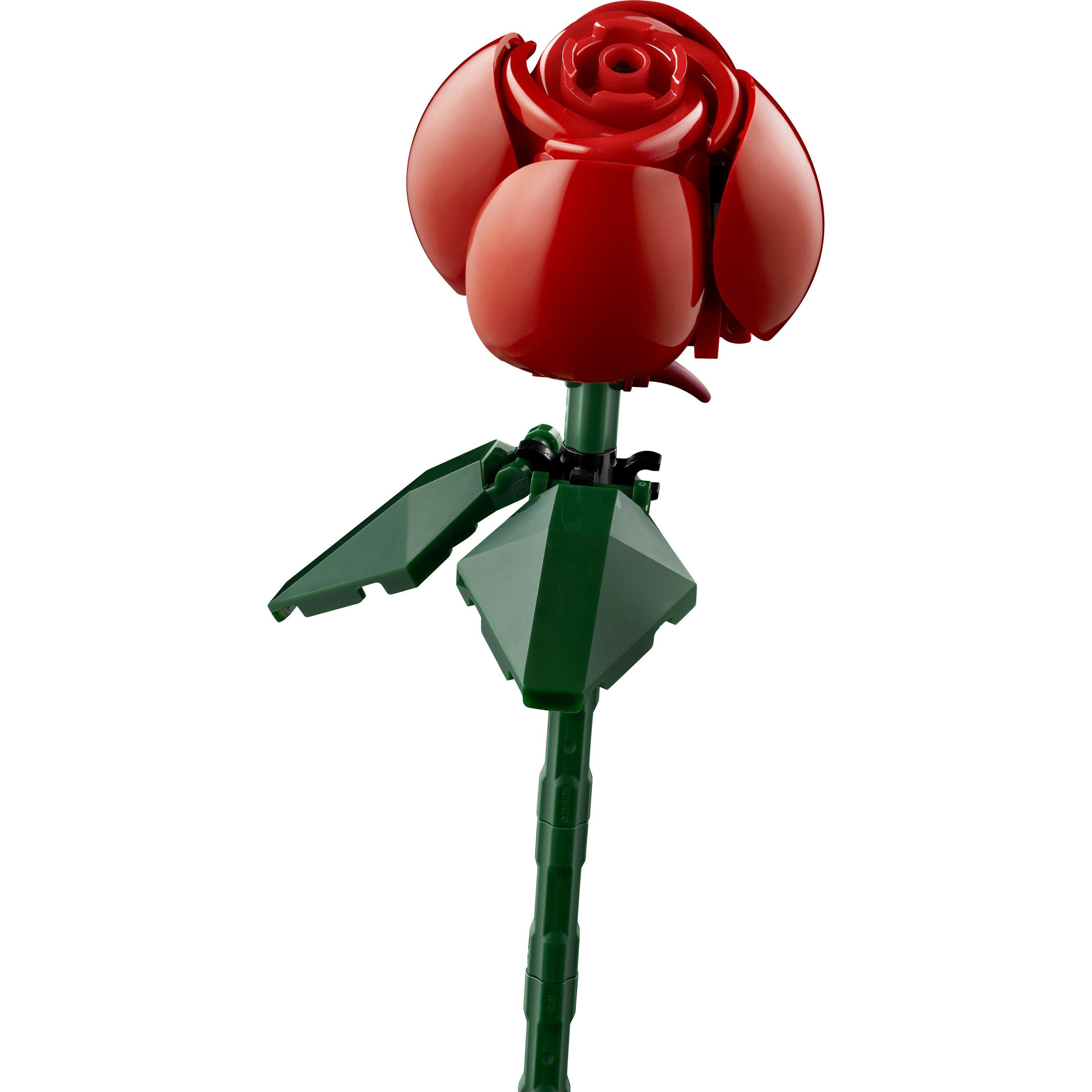 Red and White - LEGO - Botanical Collection 10328 Bouquet Of Roses - 13