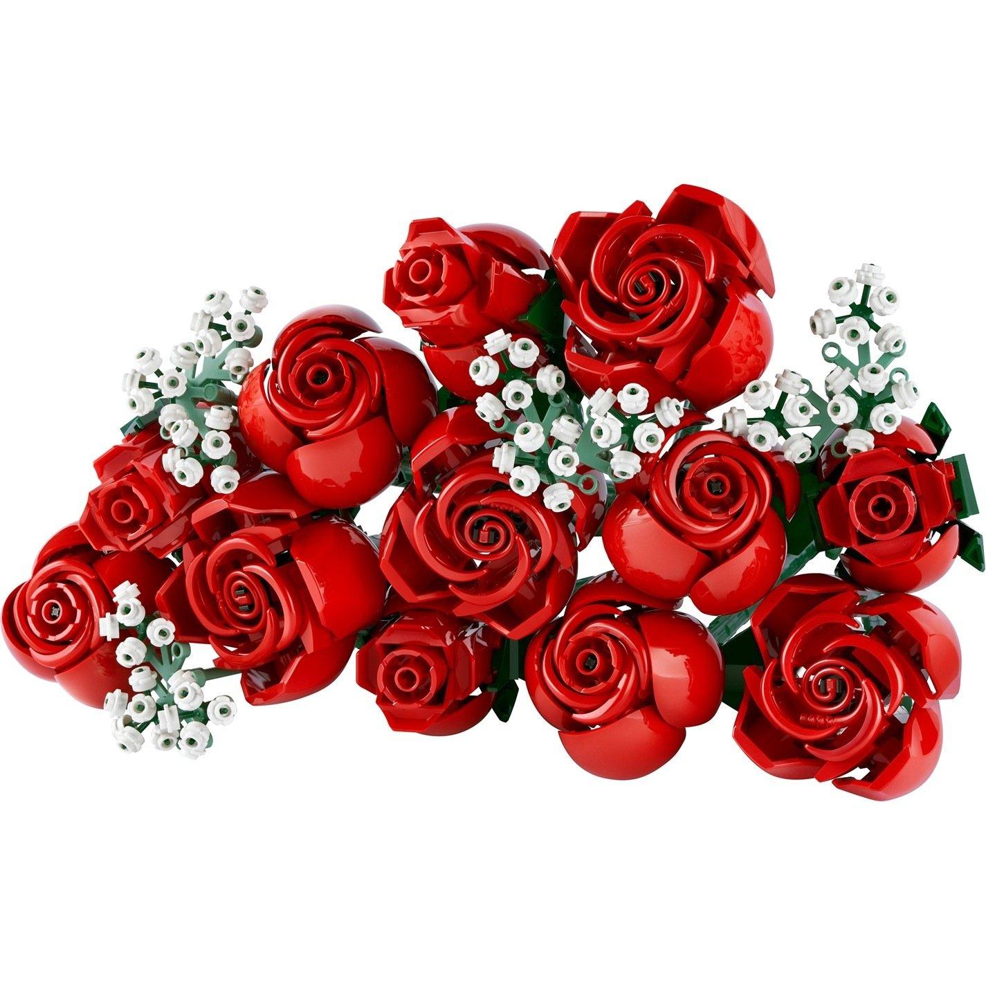 Rot und Weiß - LEGO - LEGO Botanical Collection 10328 Bouquet Of Roses - 3