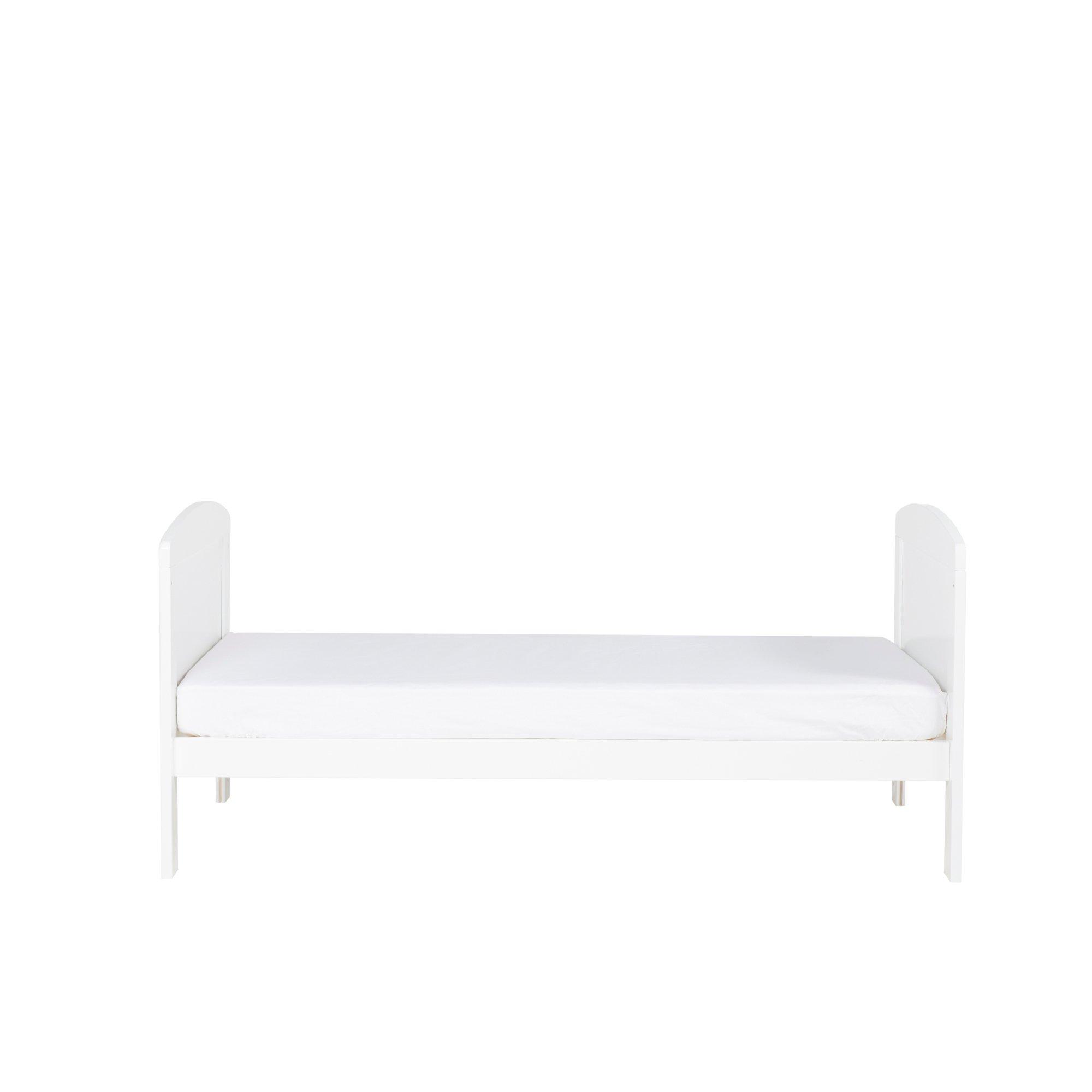 White - Ickle Bubba - Coleby Scandi Cot Bed and All Seasons Mattress - 8