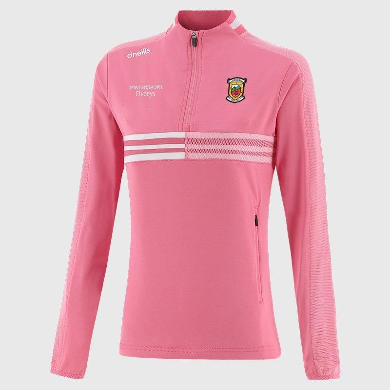 Pink/Pink/White - ONeills - Mayo Nepal Half Zip Top Girls - 1