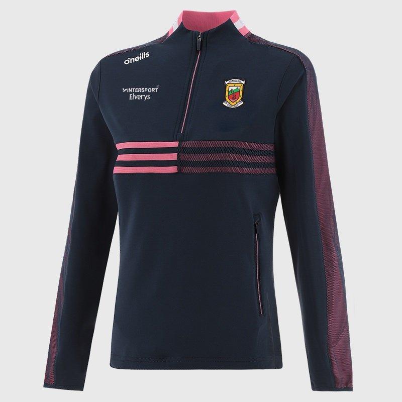 Navy/Pink/White - ONeills - Mayo Nepal Half Zip Top Ladies - 1