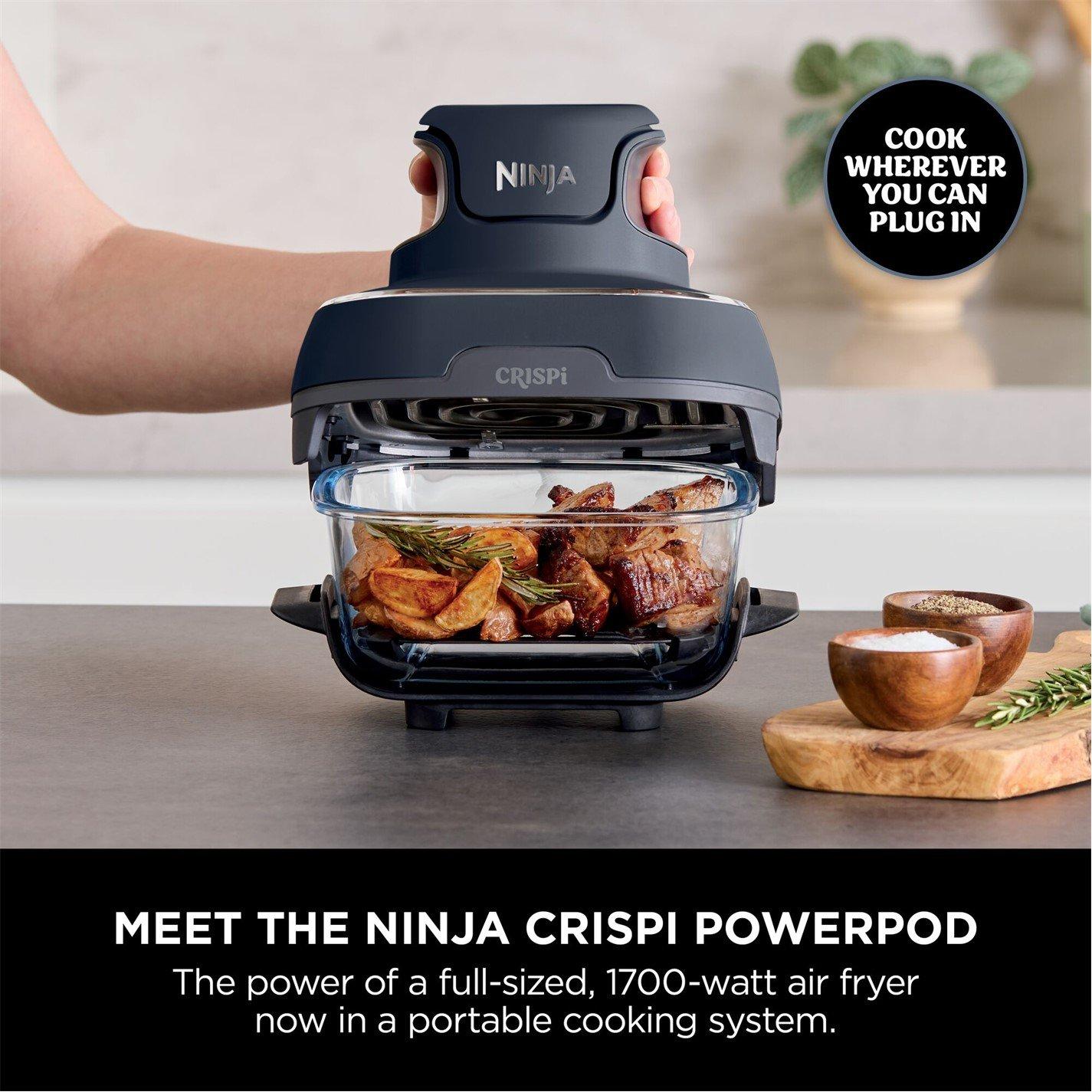 Cyberspace Blue - Ninja - CRISPi 4-in-1 Portable Air Fryer - 2