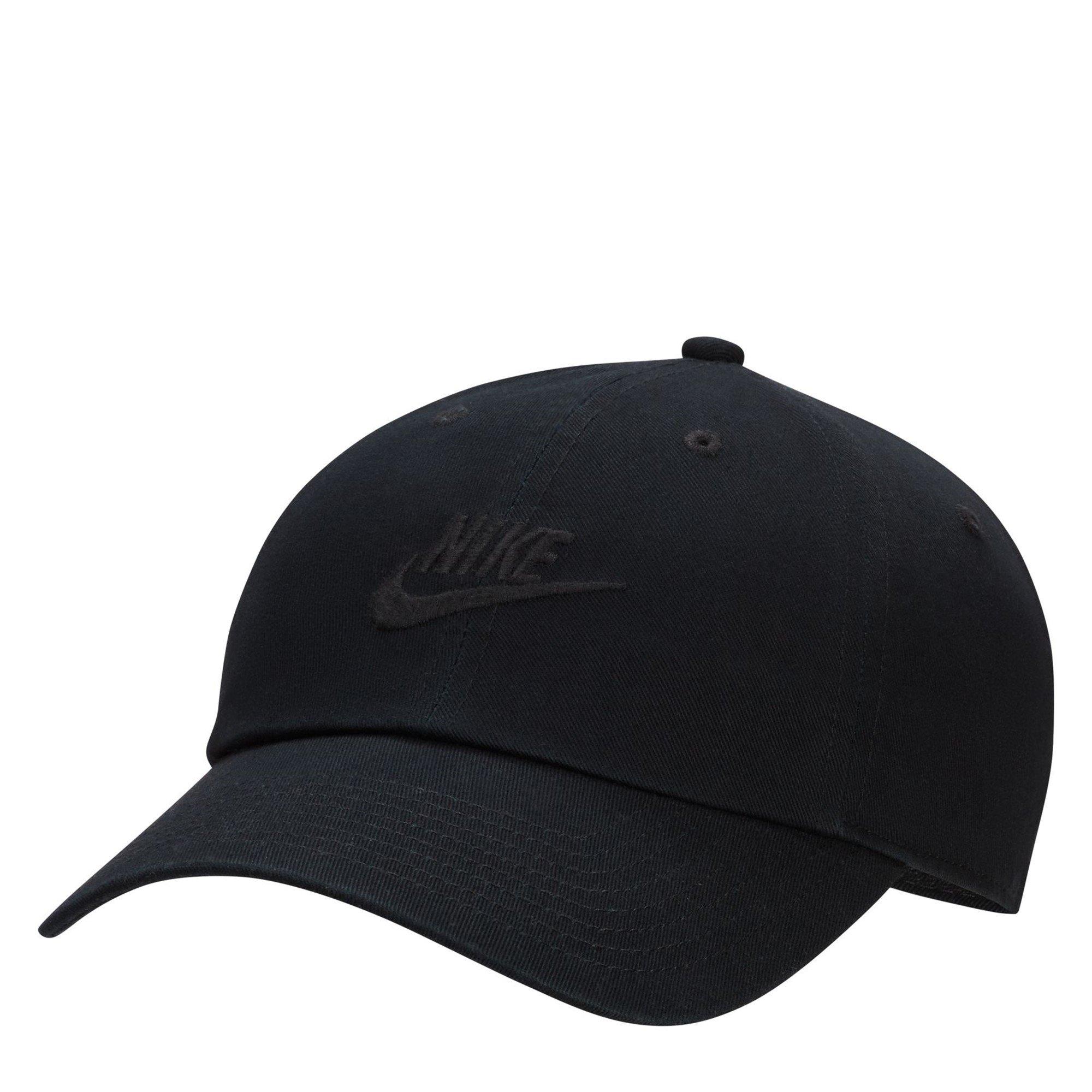 Black/Black - Nike - Sportswear Heritage 86 Futura Washed Hat - 1