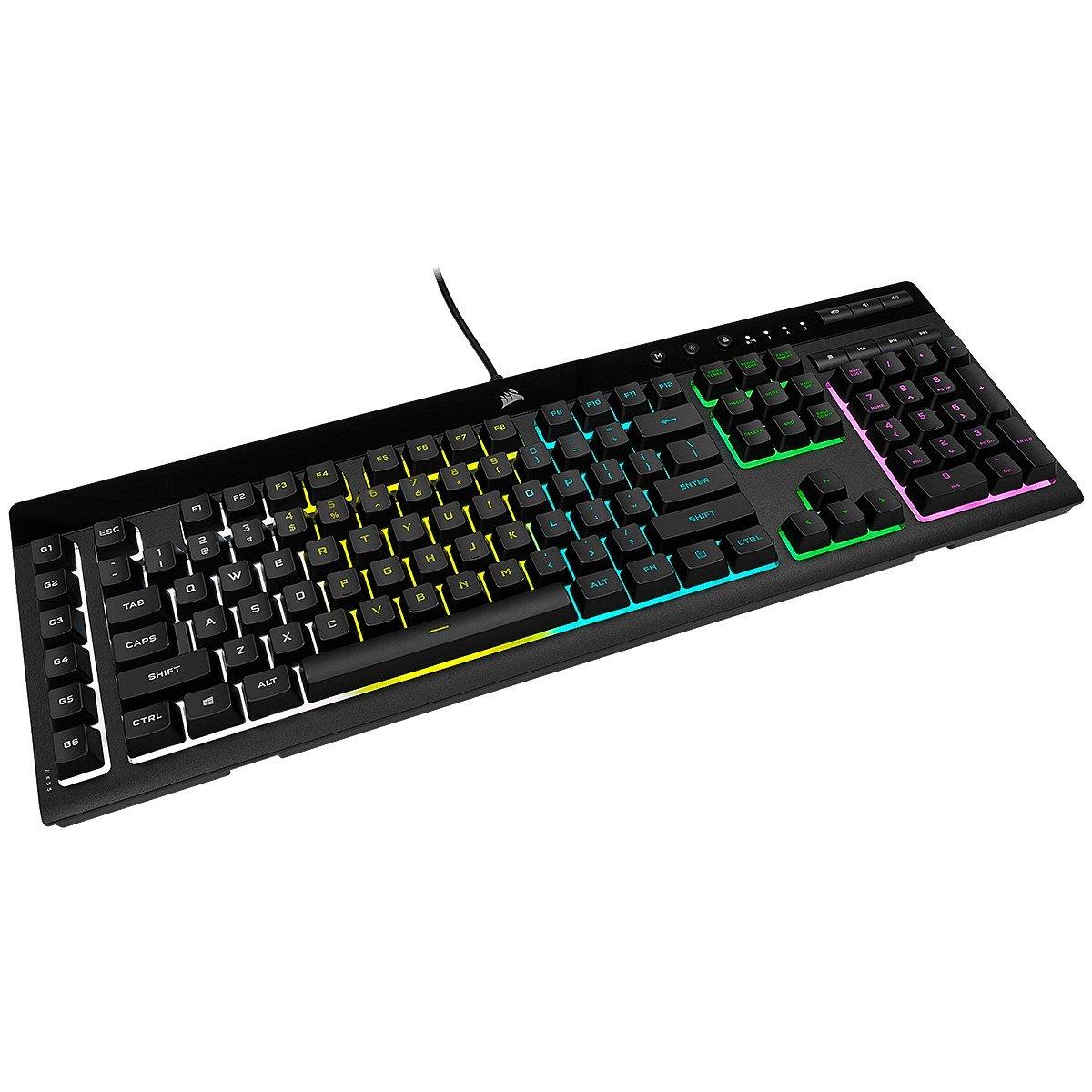 Negro - Corsair - K55 RGB PRO Keyboard - 11