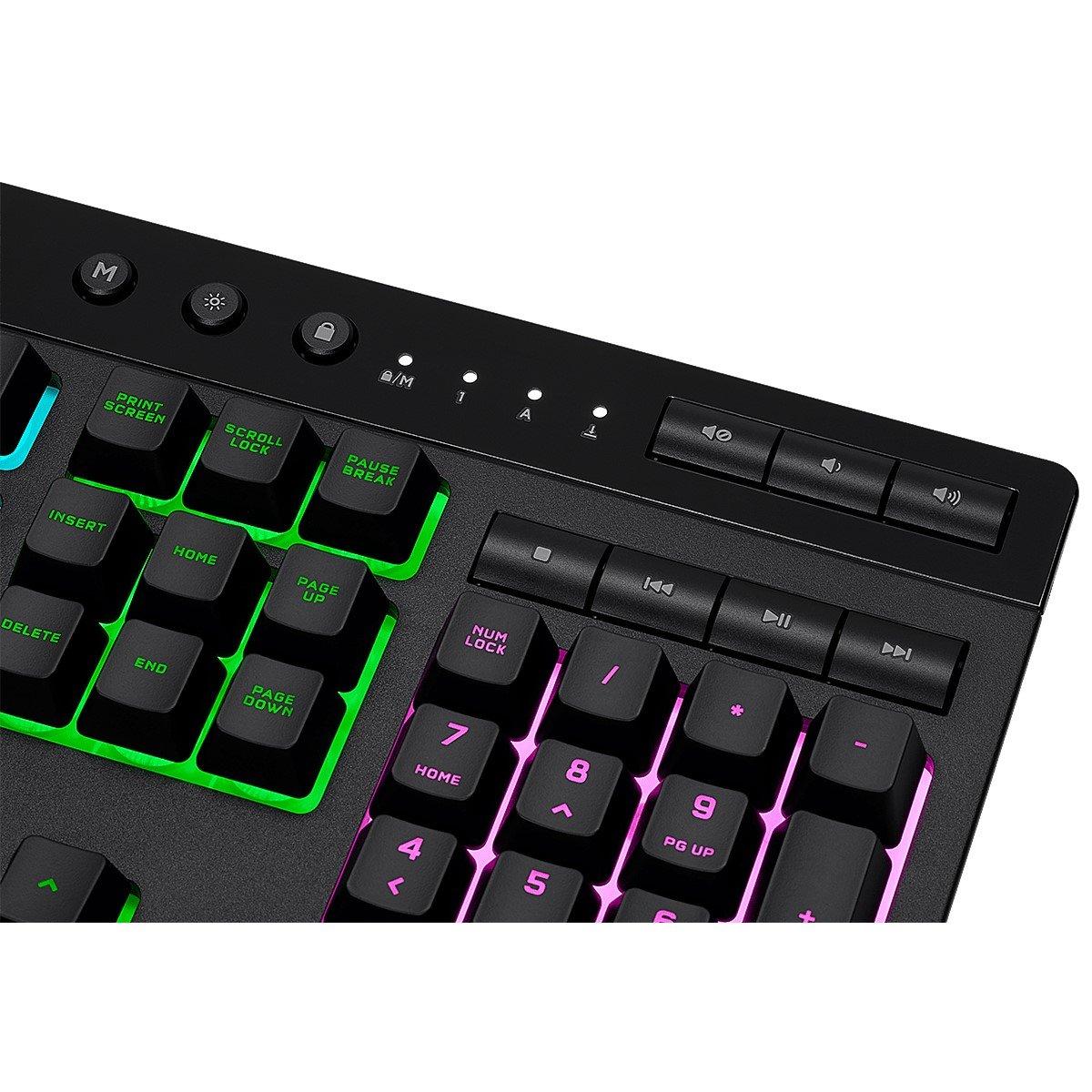 Negro - Corsair - K55 RGB PRO Keyboard - 13