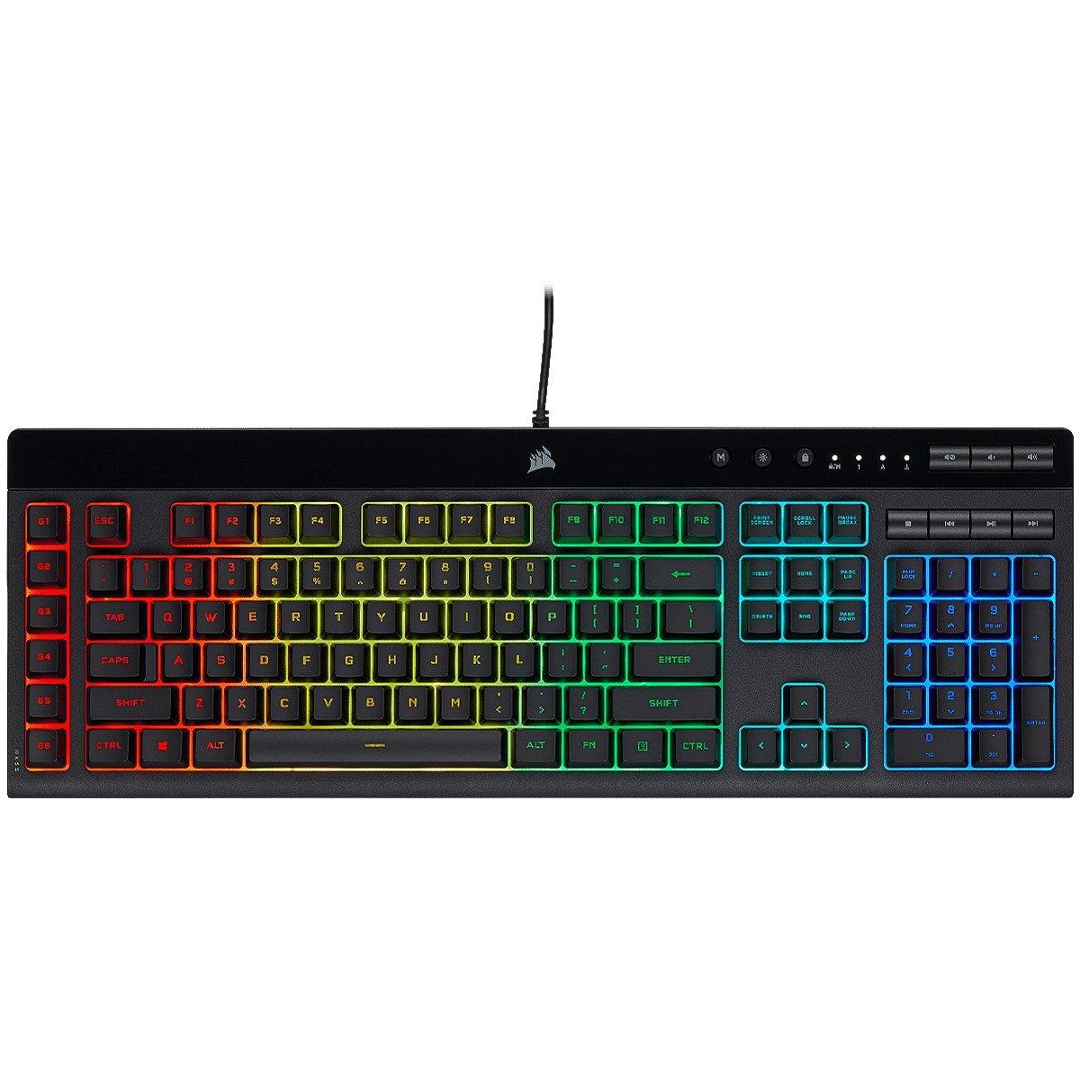 Negro - Corsair - K55 RGB PRO Keyboard - 15