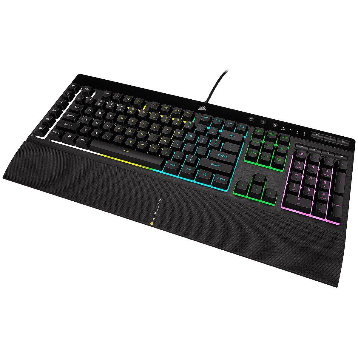 Negro - Corsair - K55 RGB PRO Keyboard - 5