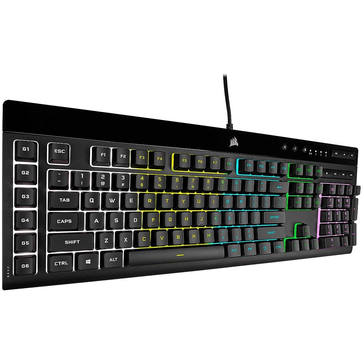 Negro - Corsair - K55 RGB PRO Keyboard - 6