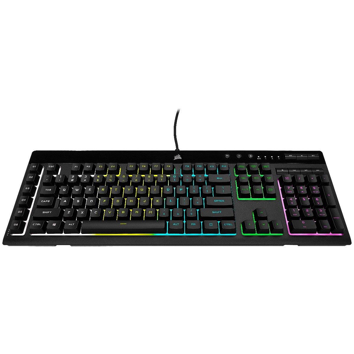 Negro - Corsair - K55 RGB PRO Keyboard - 9