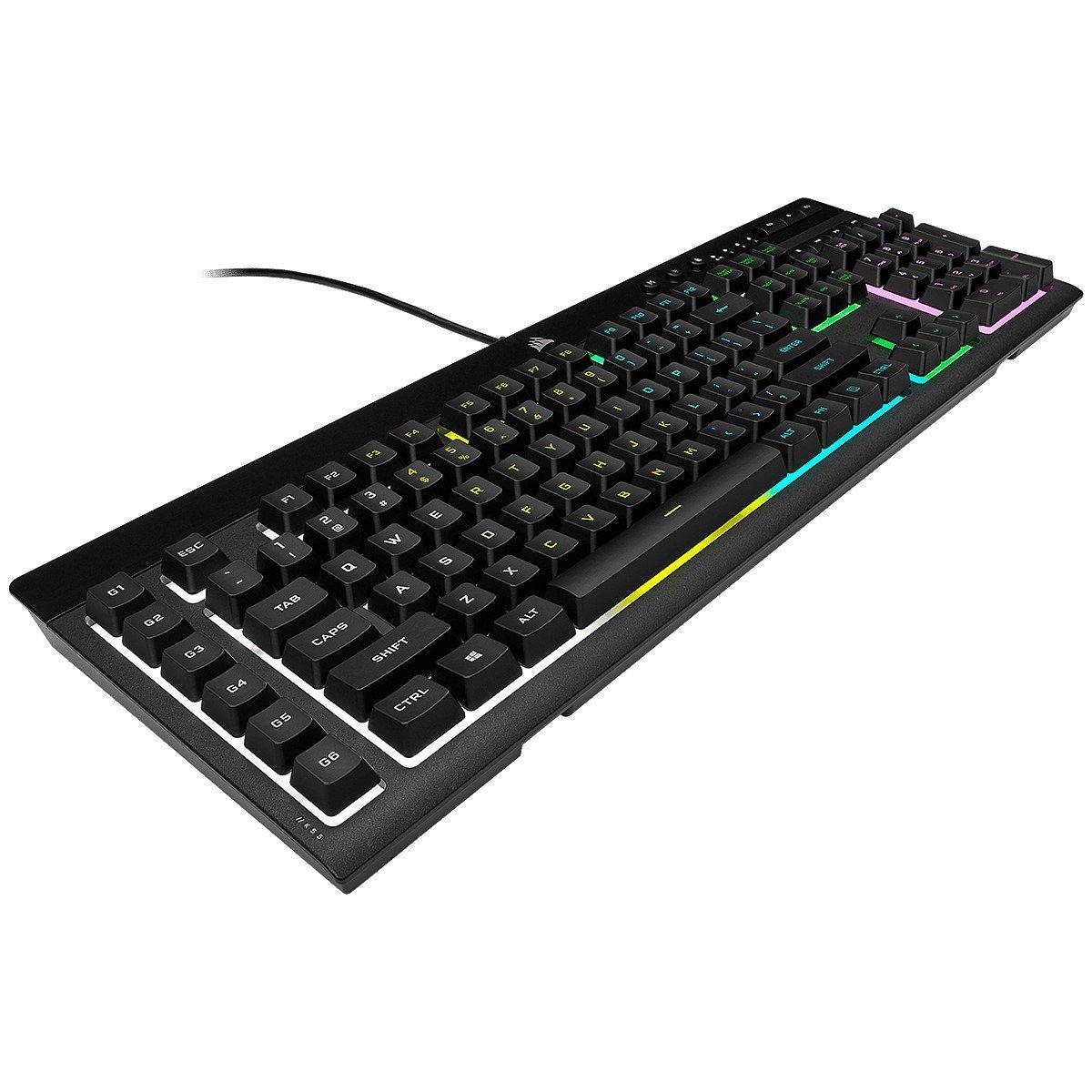 Negro - Corsair - K55 RGB PRO Keyboard - 10