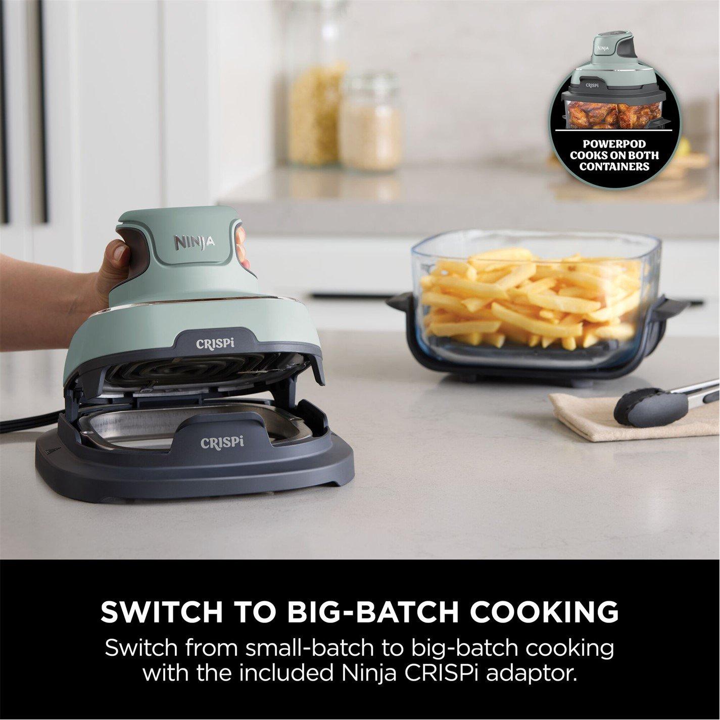 Sage Green - Ninja - CRISPi 4-in-1 Portable Air Fryer - Sage FN101UKSG - 4