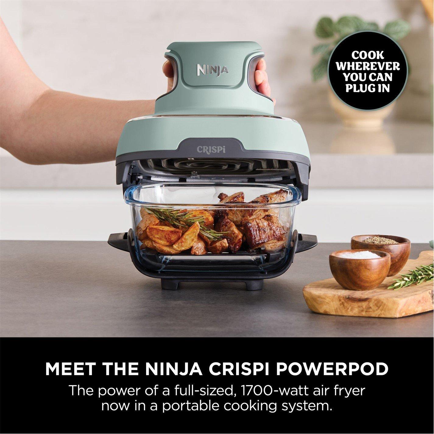 Sage Green - Ninja - CRISPi 4-in-1 Portable Air Fryer - Sage FN101UKSG - 5