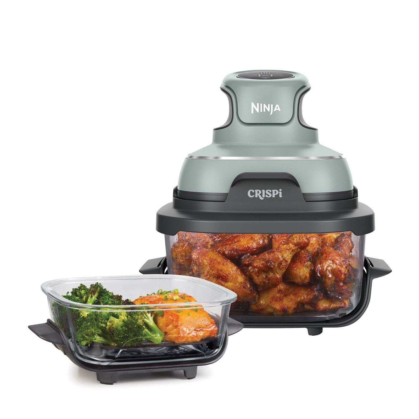 Sage Green - Ninja - CRISPi 4-in-1 Portable Air Fryer - Sage FN101UKSG - 9
