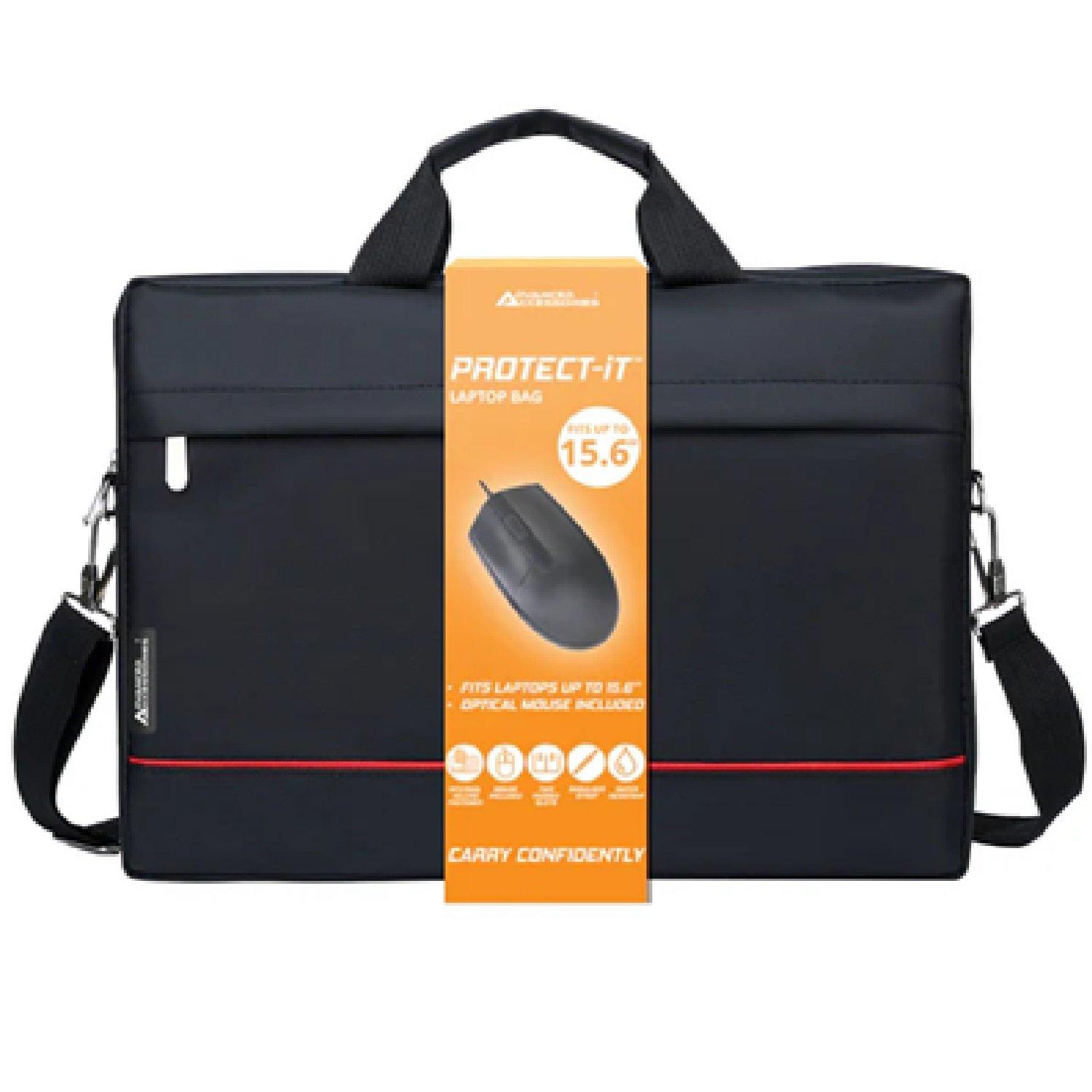 Black - Advanced Accessories - Advanced Accessories Laptop Case & Mouse Bundle - 1