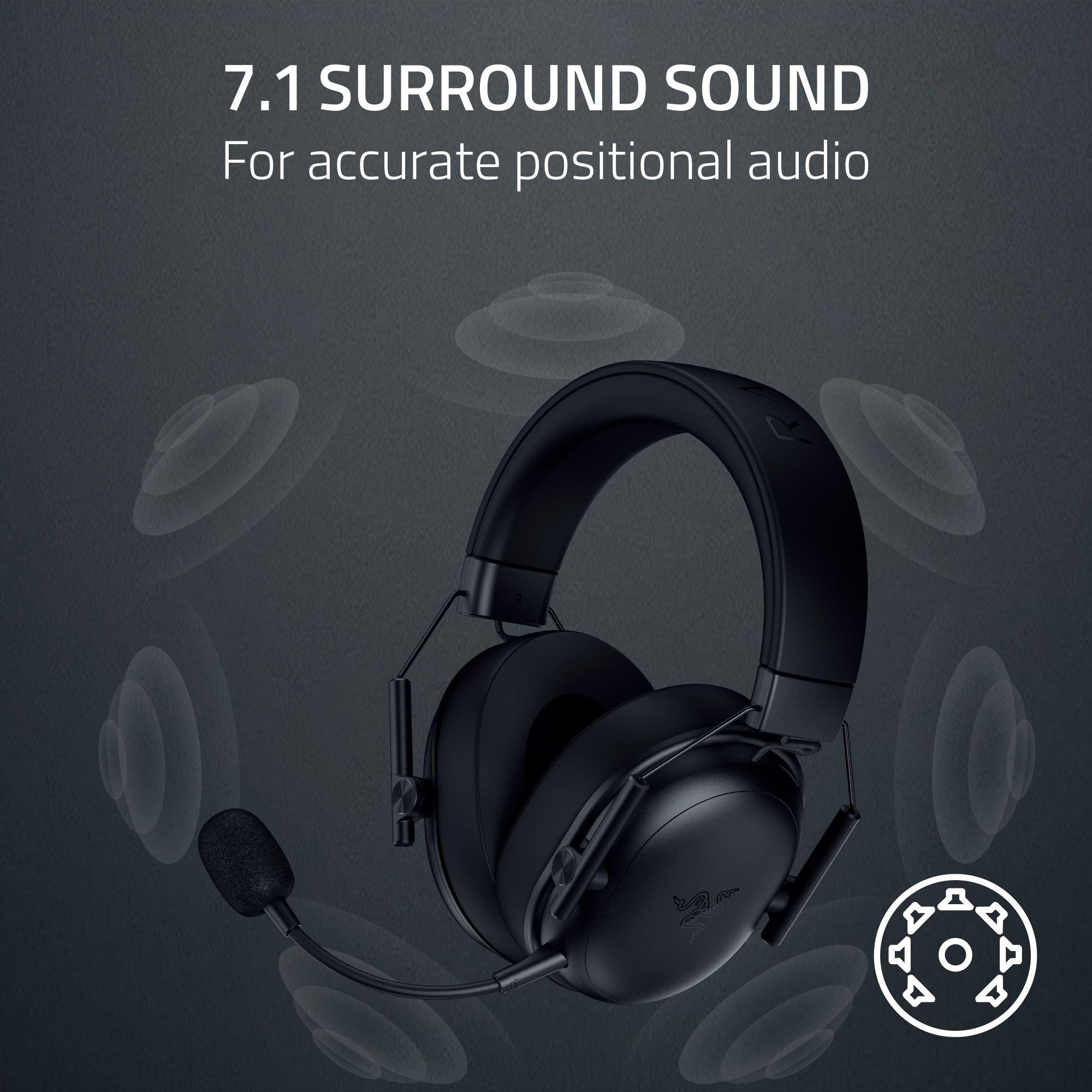 Schwarz - Razer - Razer BlackShark V3 X HyperSpeed Wireless Headset - 6