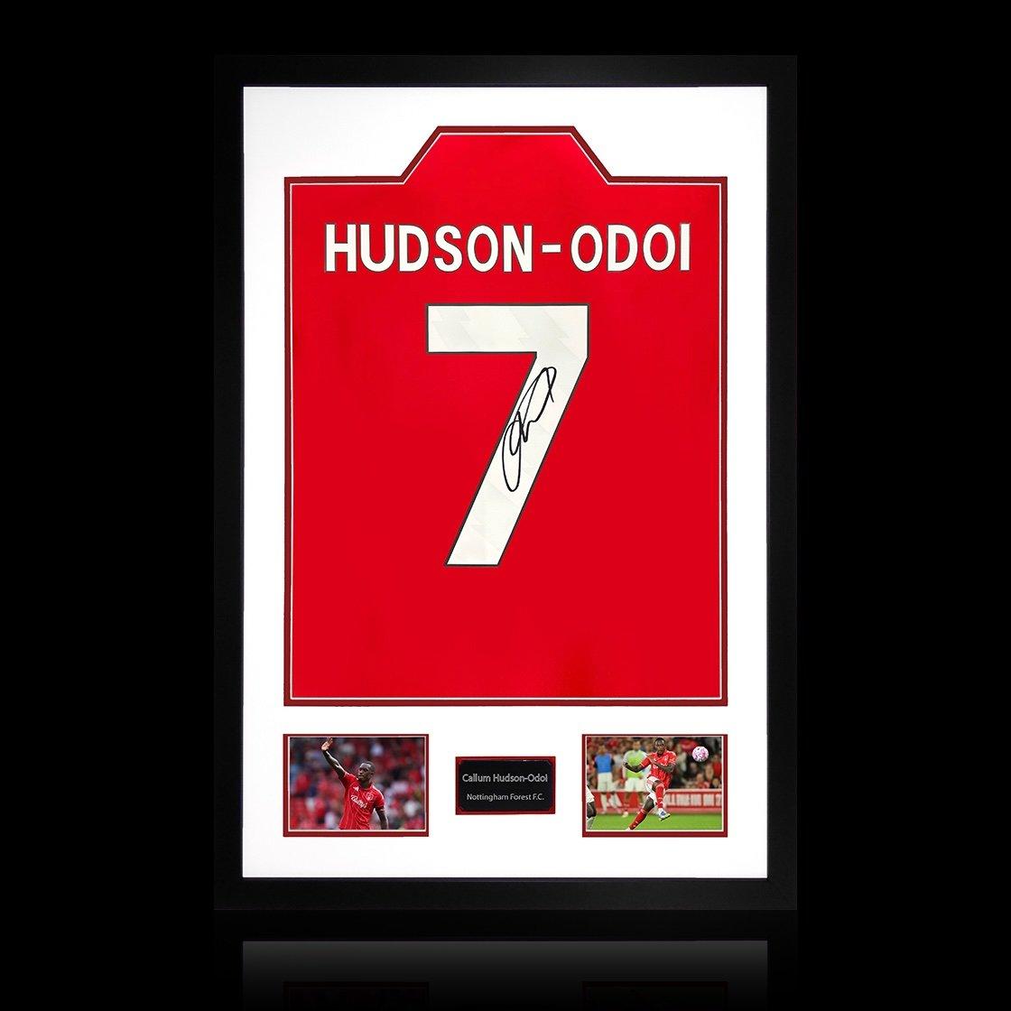 Red - The Fan Cave - Callum Hudson-Odoi Signed Nottingham Forest Shirt - 1