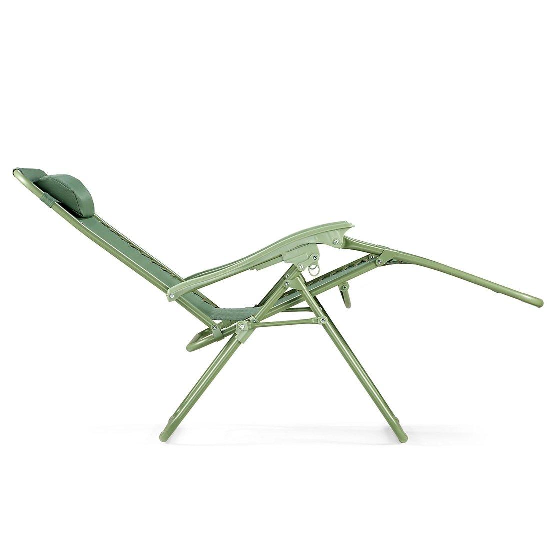Green - VonHaus - Verona Sage Green Zero Gravity Chair Set of 2 - 8