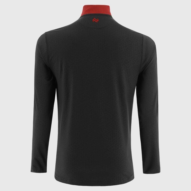 BLK/WHI/RED - ONeills - Down Hydra Half Zip Top Junior - 2