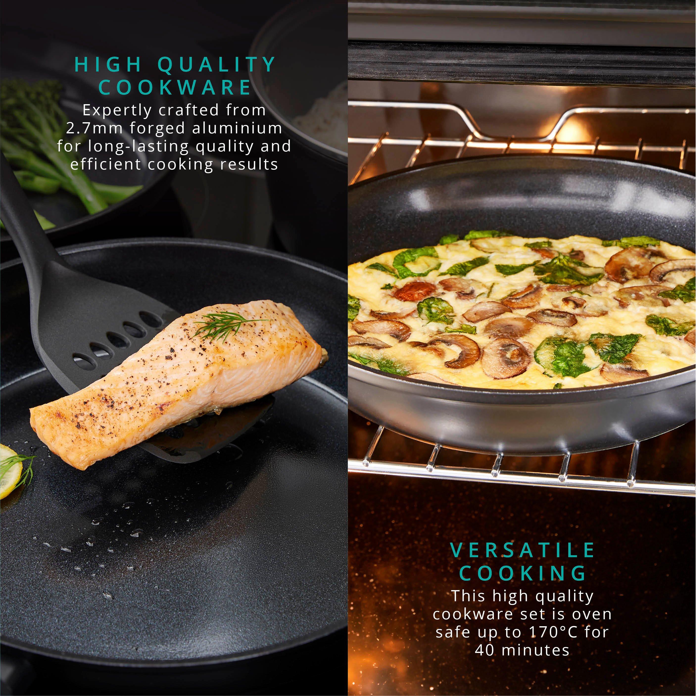 Black - Swan - Stealth 5 Piece Cookware Set - 4