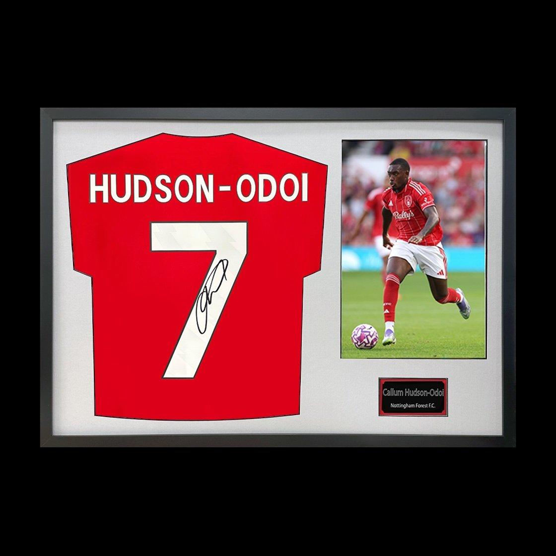 Red - The Fan Cave - Callum Hudson-Odoi Signed Nottingham Forest Shirt - 1