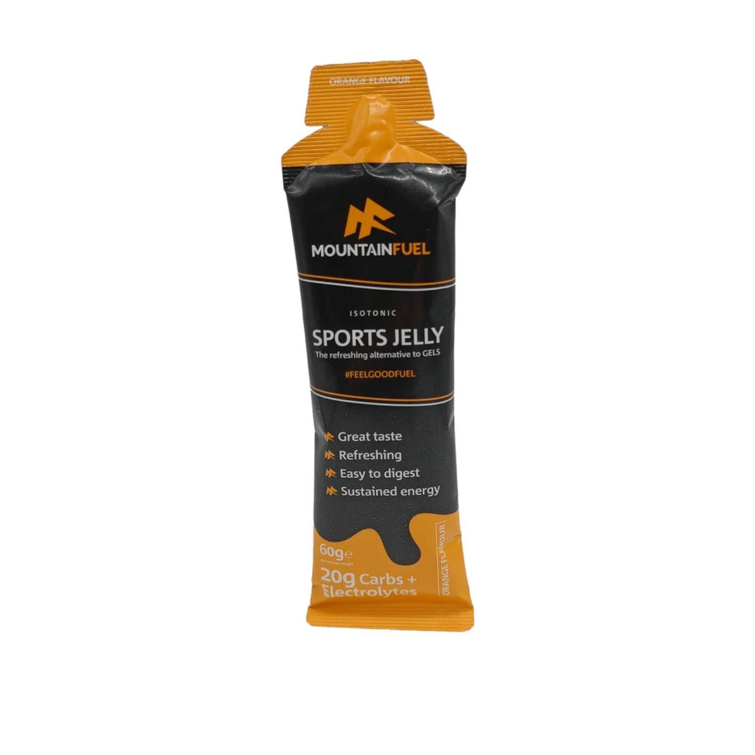 Orange - Mountain Fuel - Mountain Fuel: Sports Jelly (Box 24 x 60g gels)