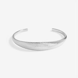 Jon Richard Gold Plated Ribbed Polished Cuff