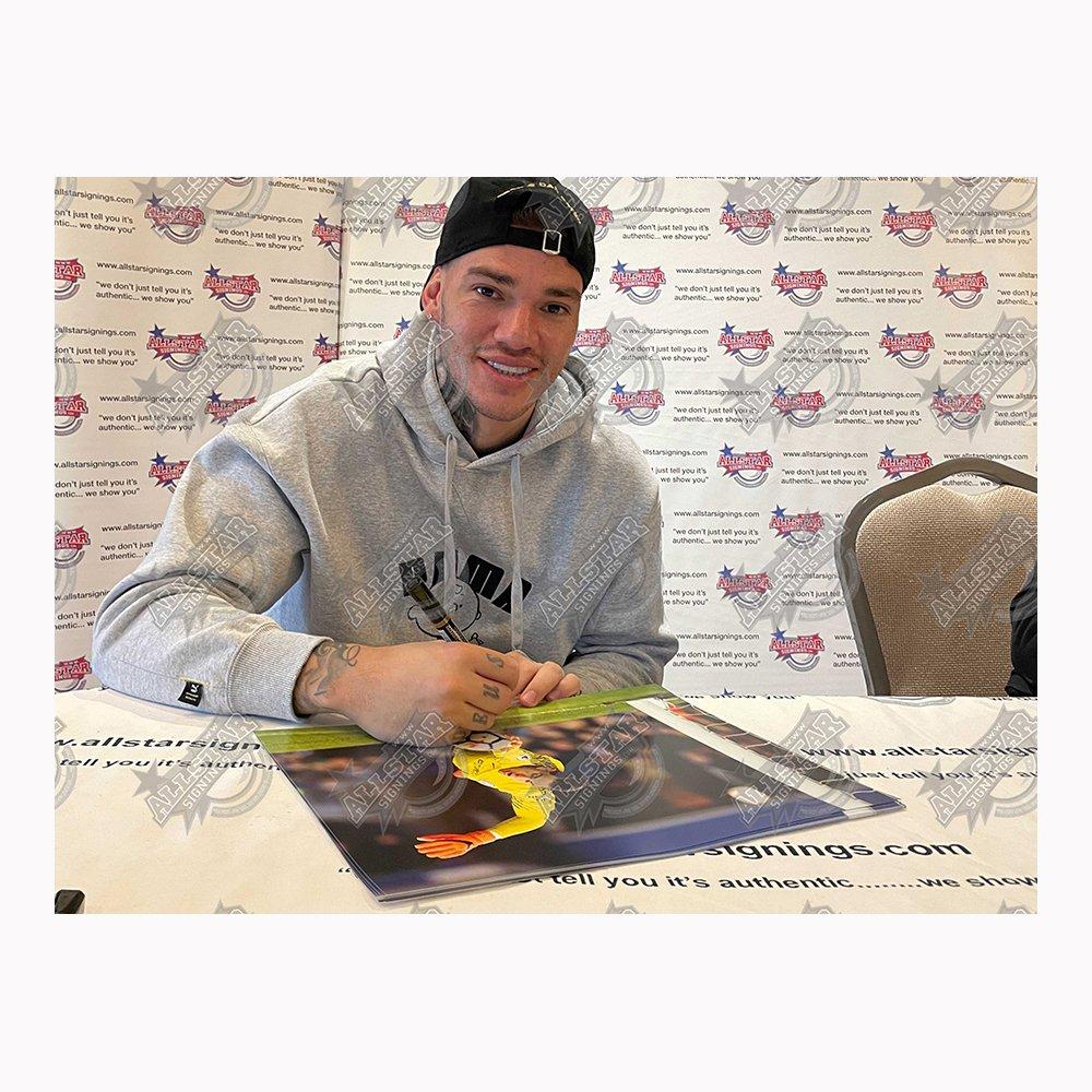 Yellow - AllStarSignings Ltd - Ederson signed and framed photograph - 2