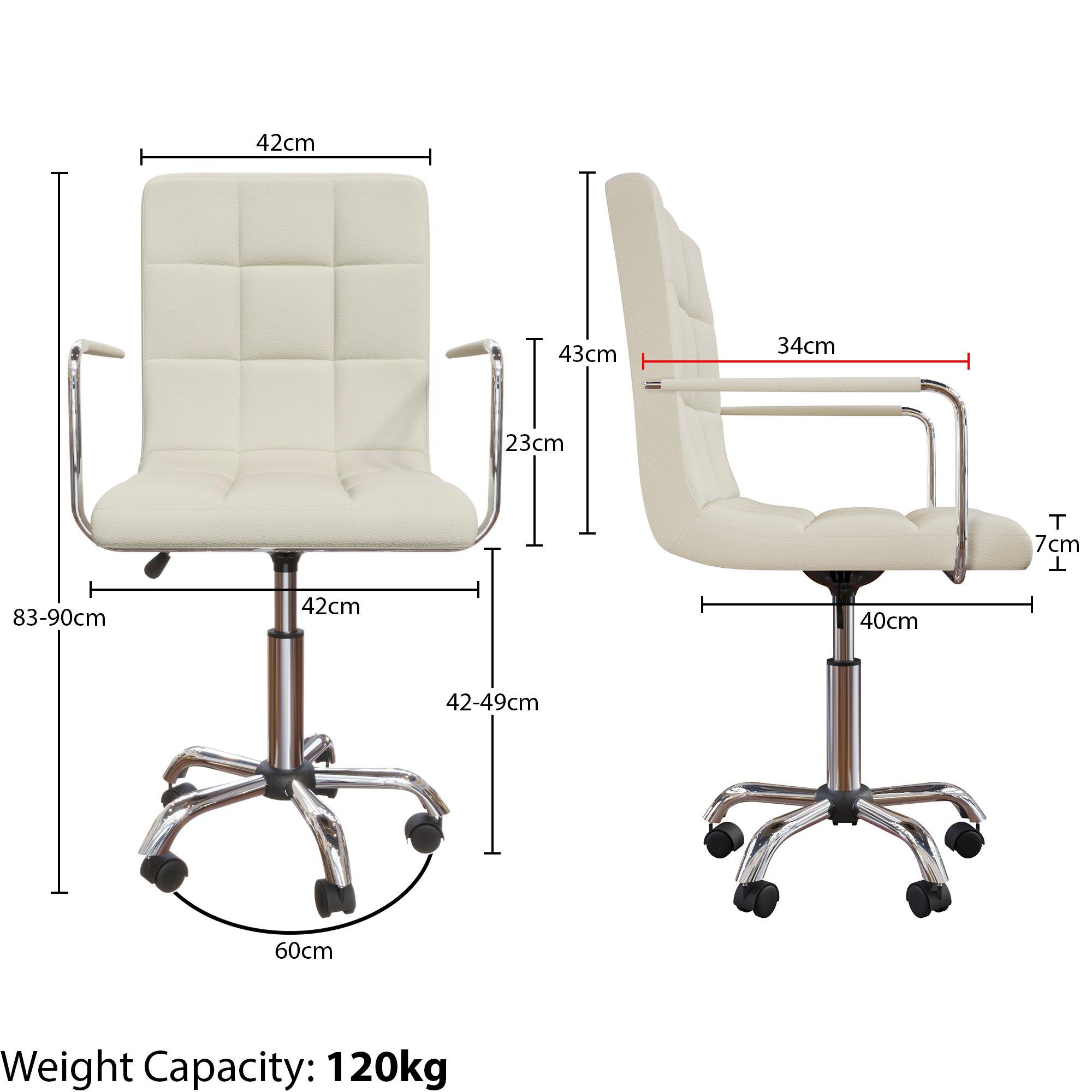 Beige - Lassic - Vida Designs Calbo Office Chair UKFR - 2