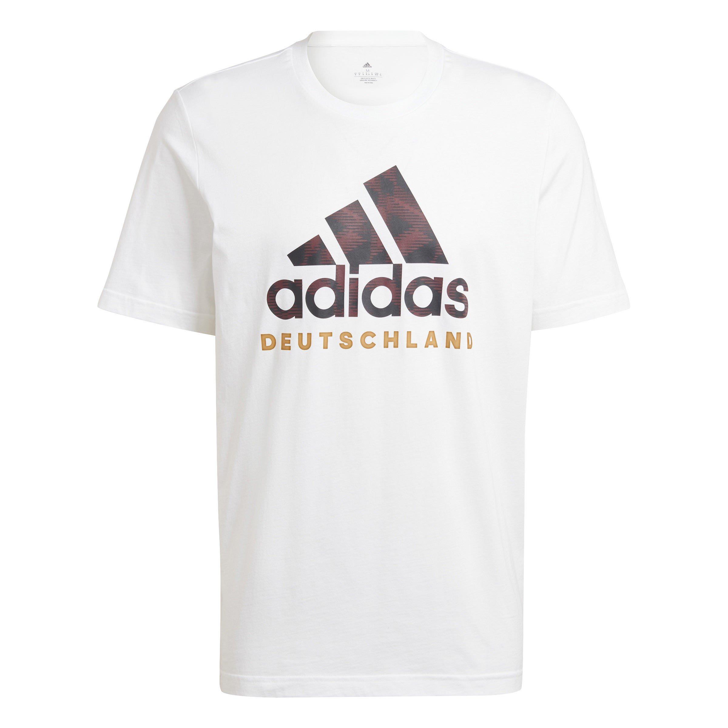 White/Black - adidas - Germany DNA Graphic T-Shirt 2022 Adults - 1