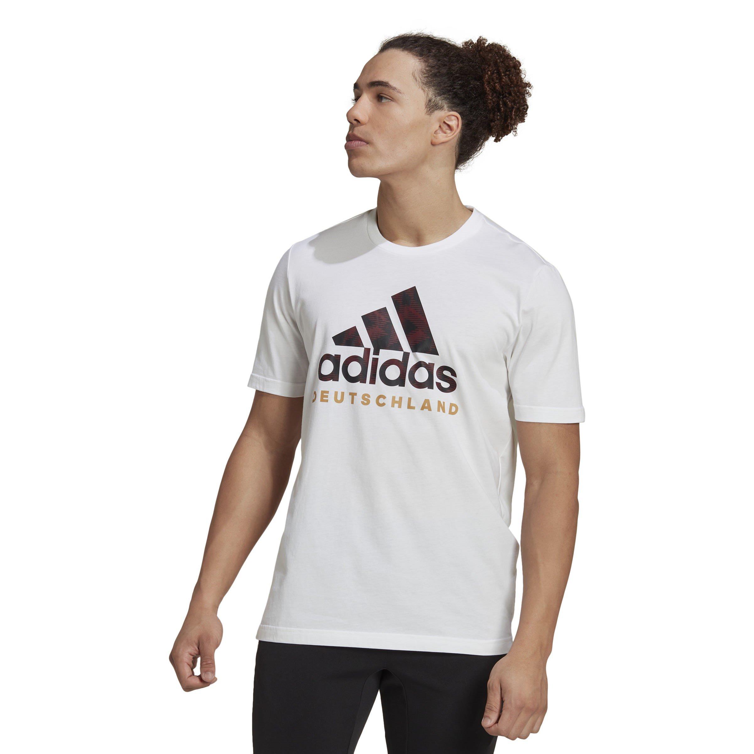 White/Black - adidas - Germany DNA Graphic T-Shirt 2022 Adults - 2