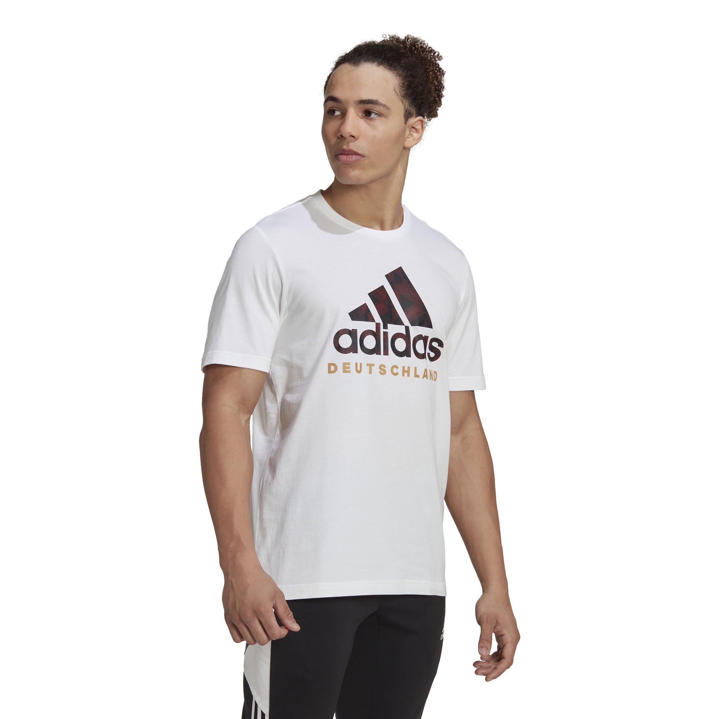 White/Black - adidas - Germany DNA Graphic T-Shirt 2022 Adults - 4
