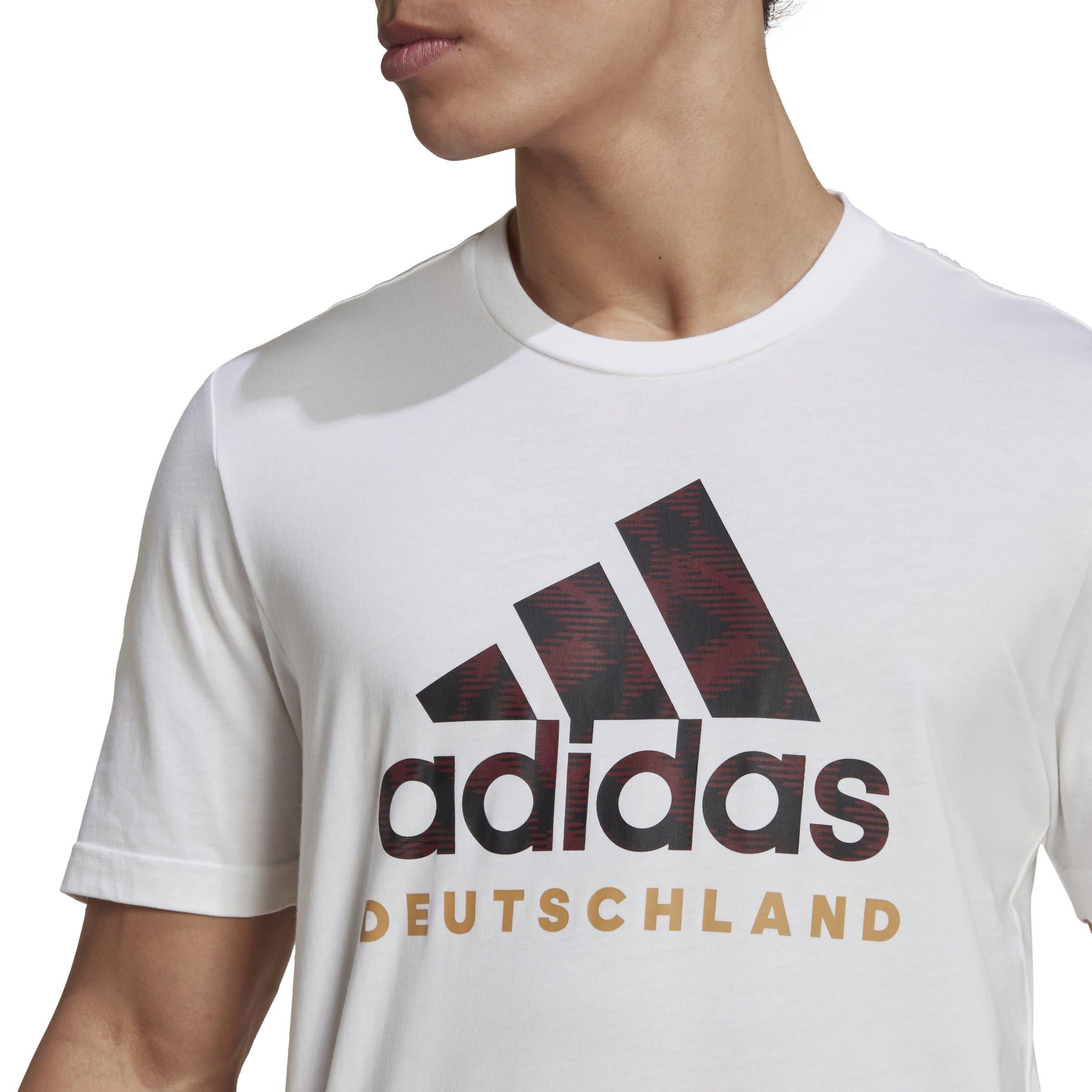 White/Black - adidas - Germany DNA Graphic T-Shirt 2022 Adults - 5