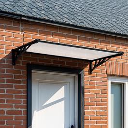 Breeins 150cm Window Awning Canopy Cover Black