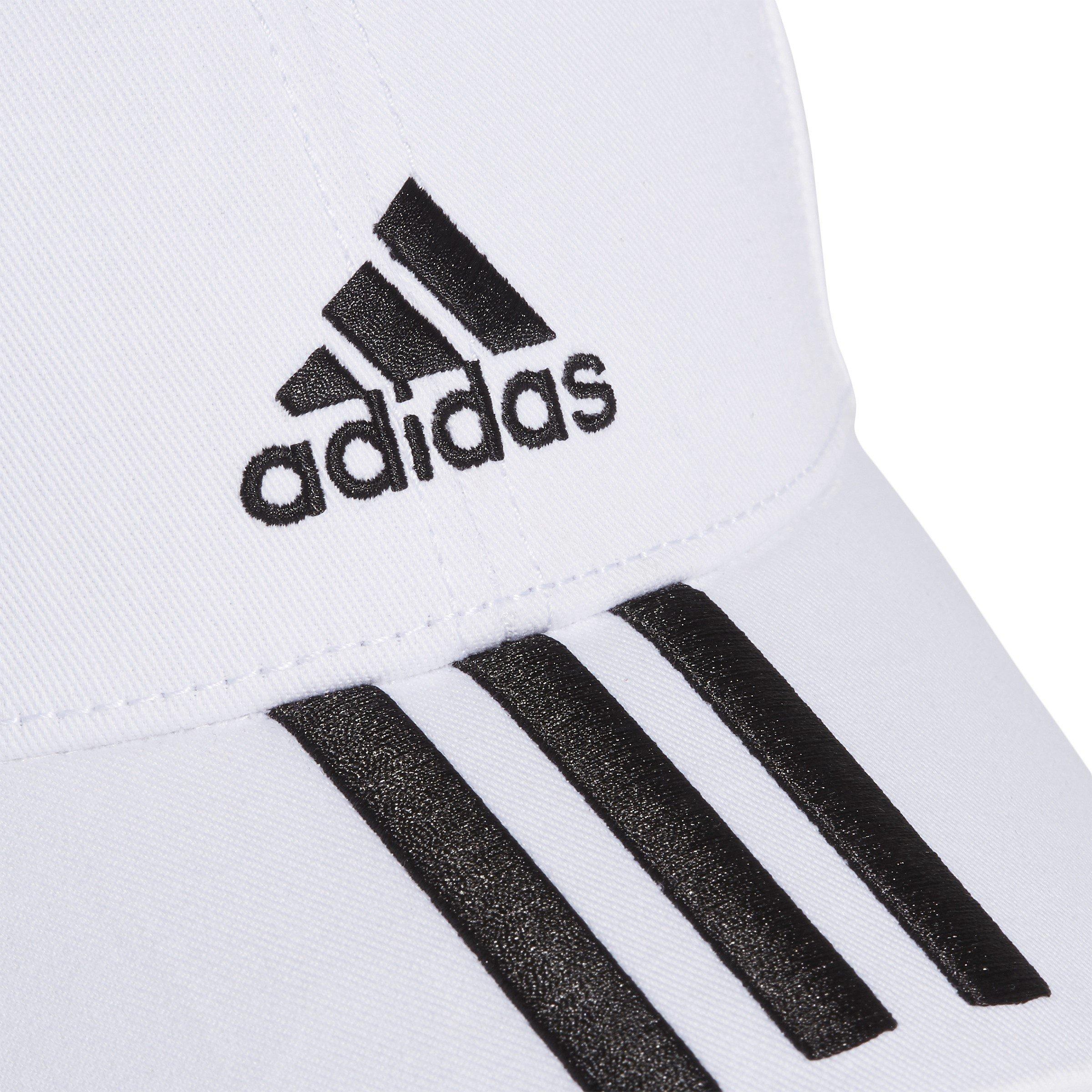 Hvid/Sort - adidas - 3-Stripes Baseball Cap - 4