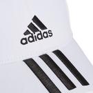 Blanc/Noir - adidas - 3S Cap - 4