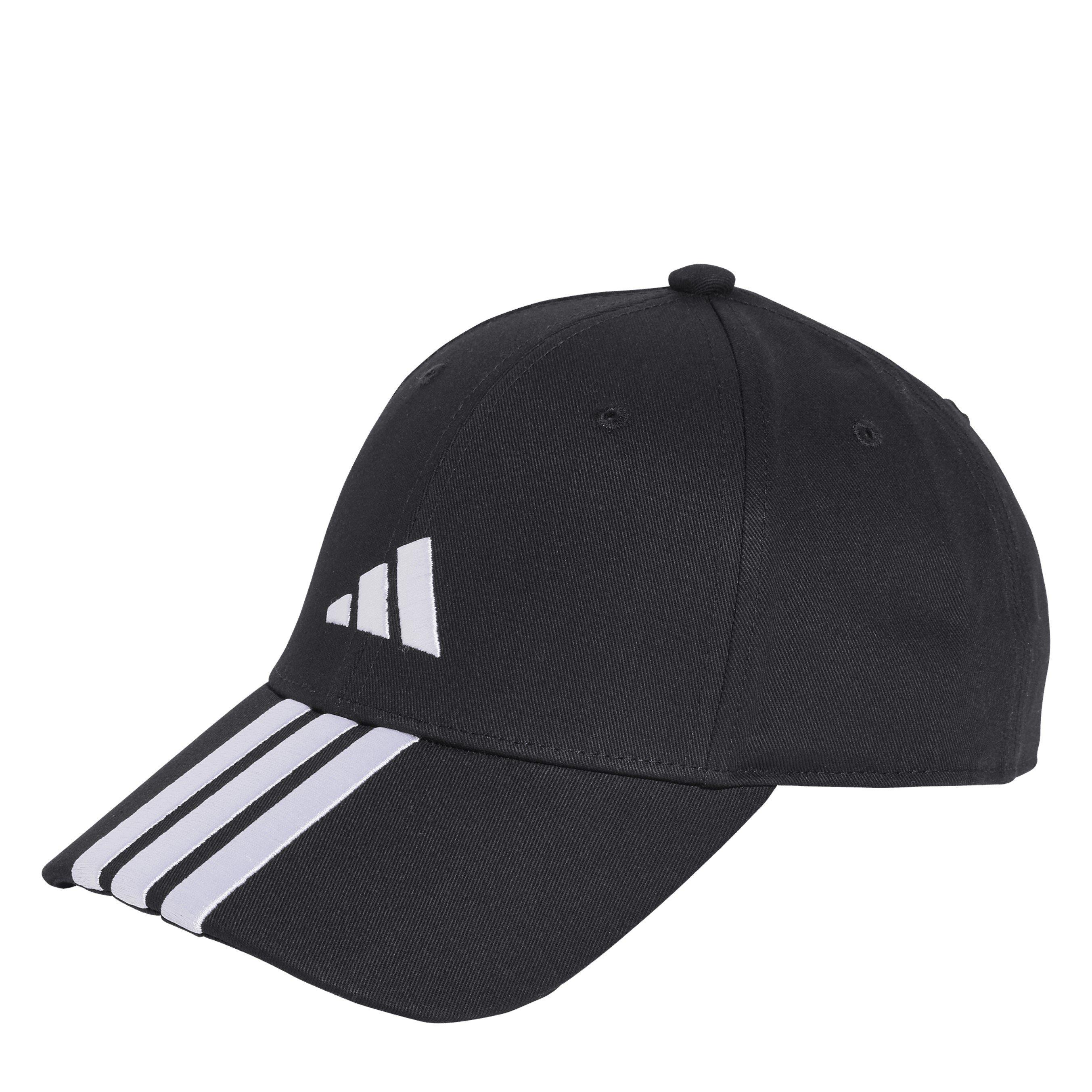 Adidas  3-Stripes Baseball Cap - Black/White - Mens