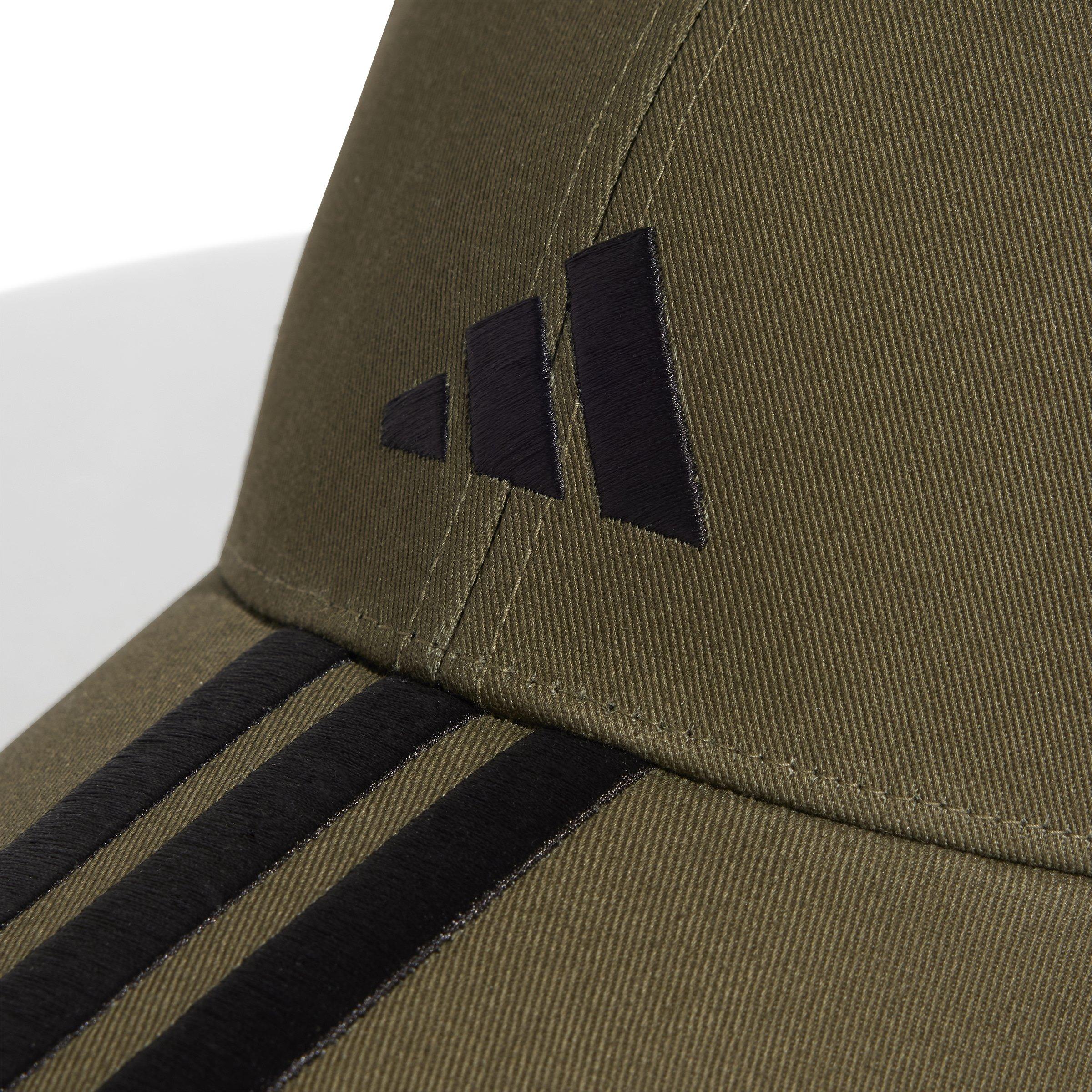 Khaki/Zwart - adidas - 3-Stripes Baseball Cap - 3