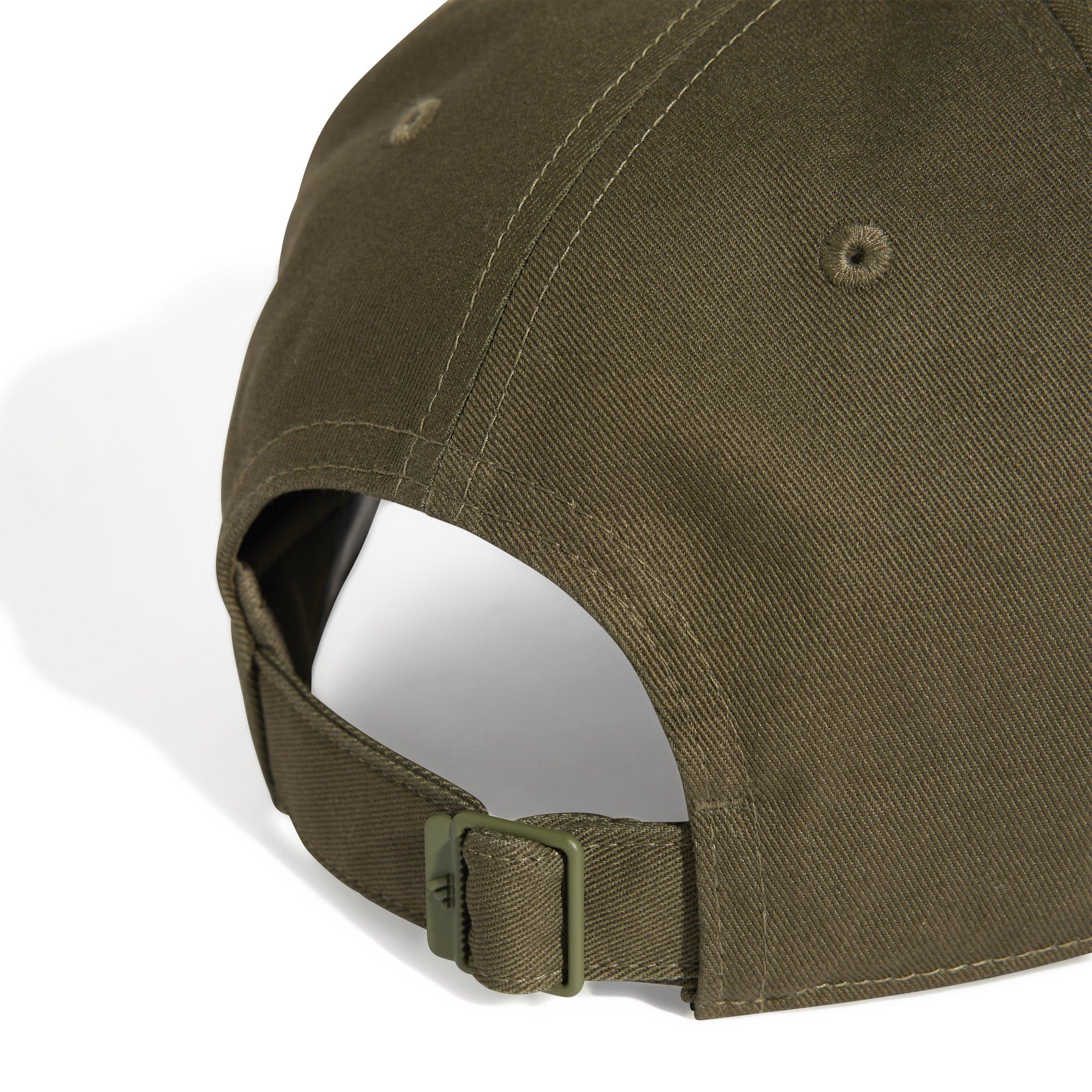 Khaki/Zwart - adidas - 3-Stripes Baseball Cap - 4