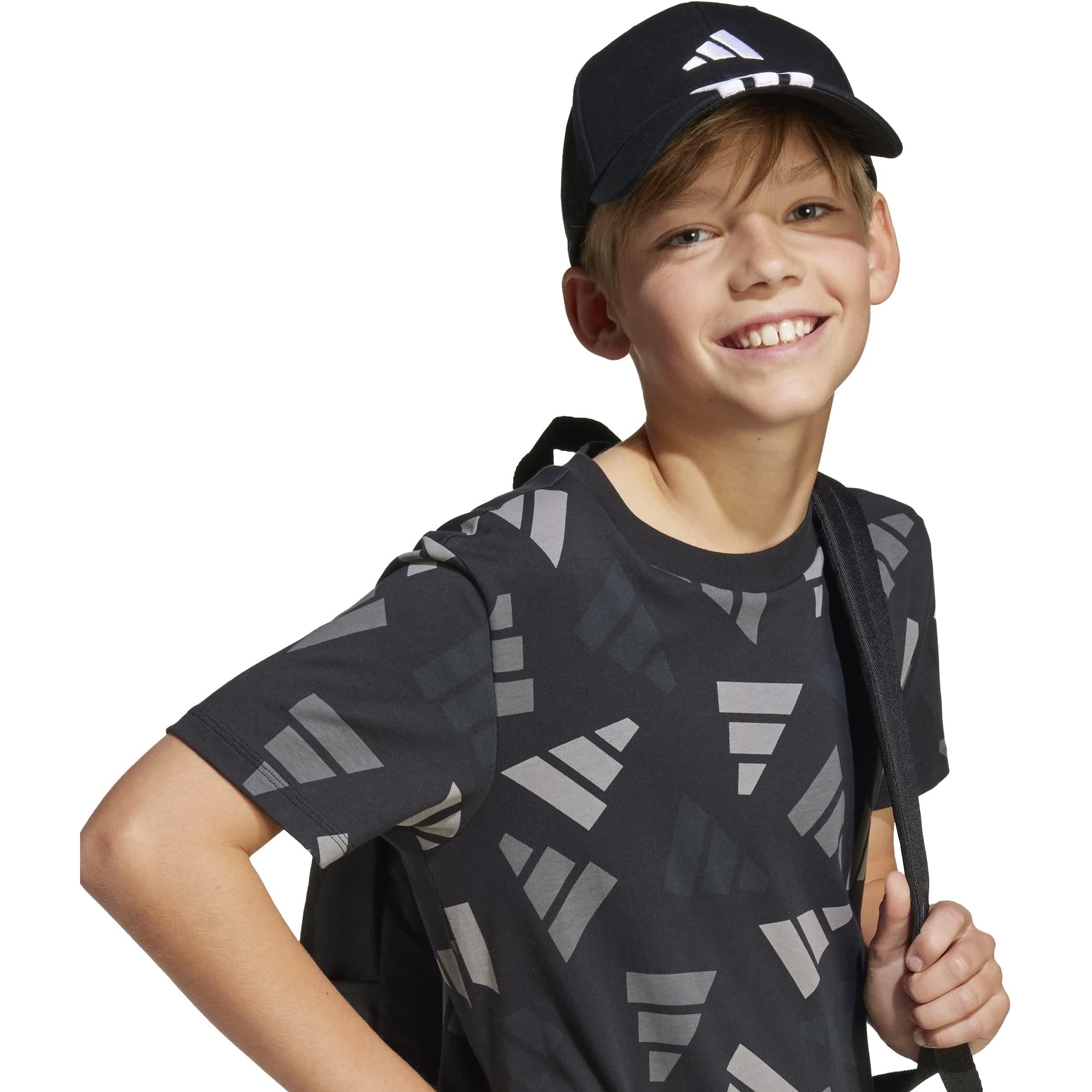 Sort/Hvid - adidas - 3-Stripes Cap Juniors - 2