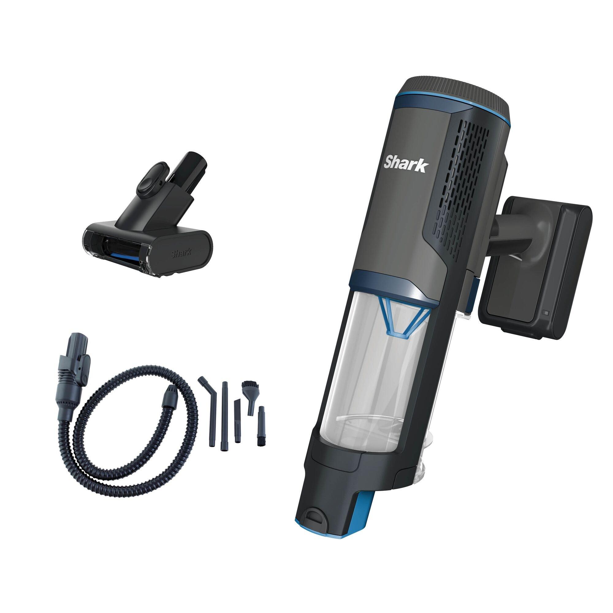 Charcoal & Blue - Shark - PowerBoost Pet Cordless 2-in-1 Car & Home Handheld - 1