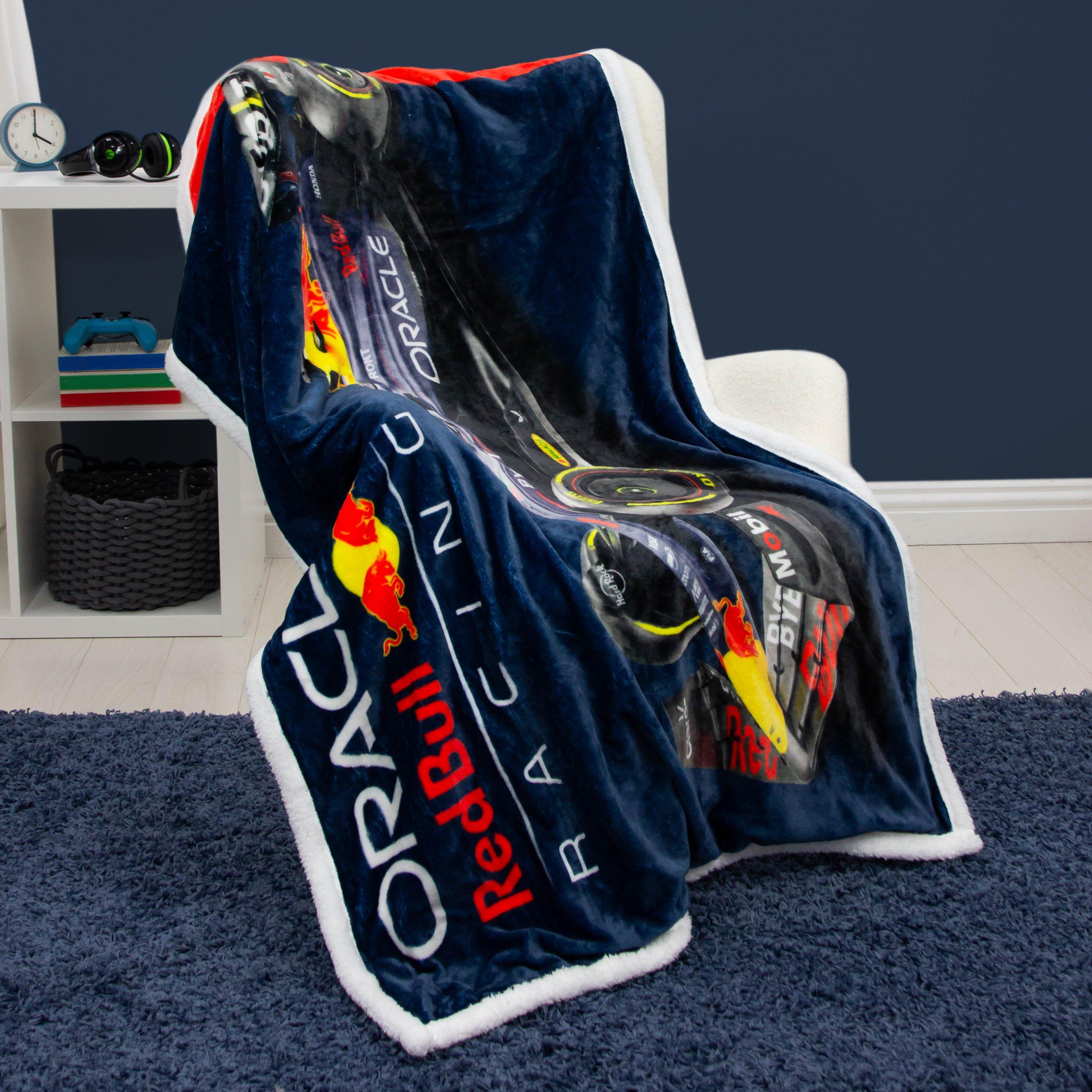 Red Bull  Kids F1 Sherpa Fleece Blanket - 